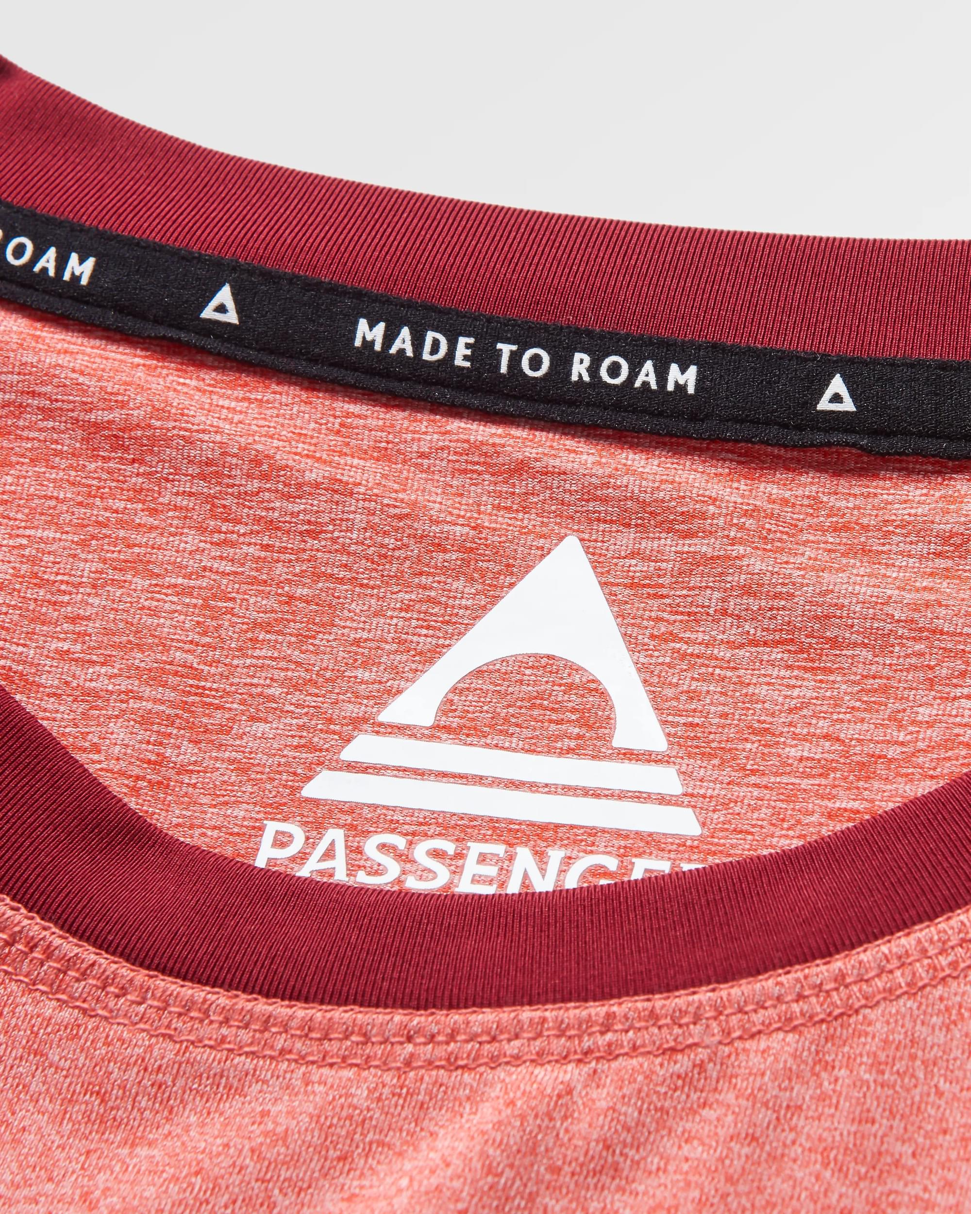 Classic Active T-Shirt - Mineral Red Marl - Image 3