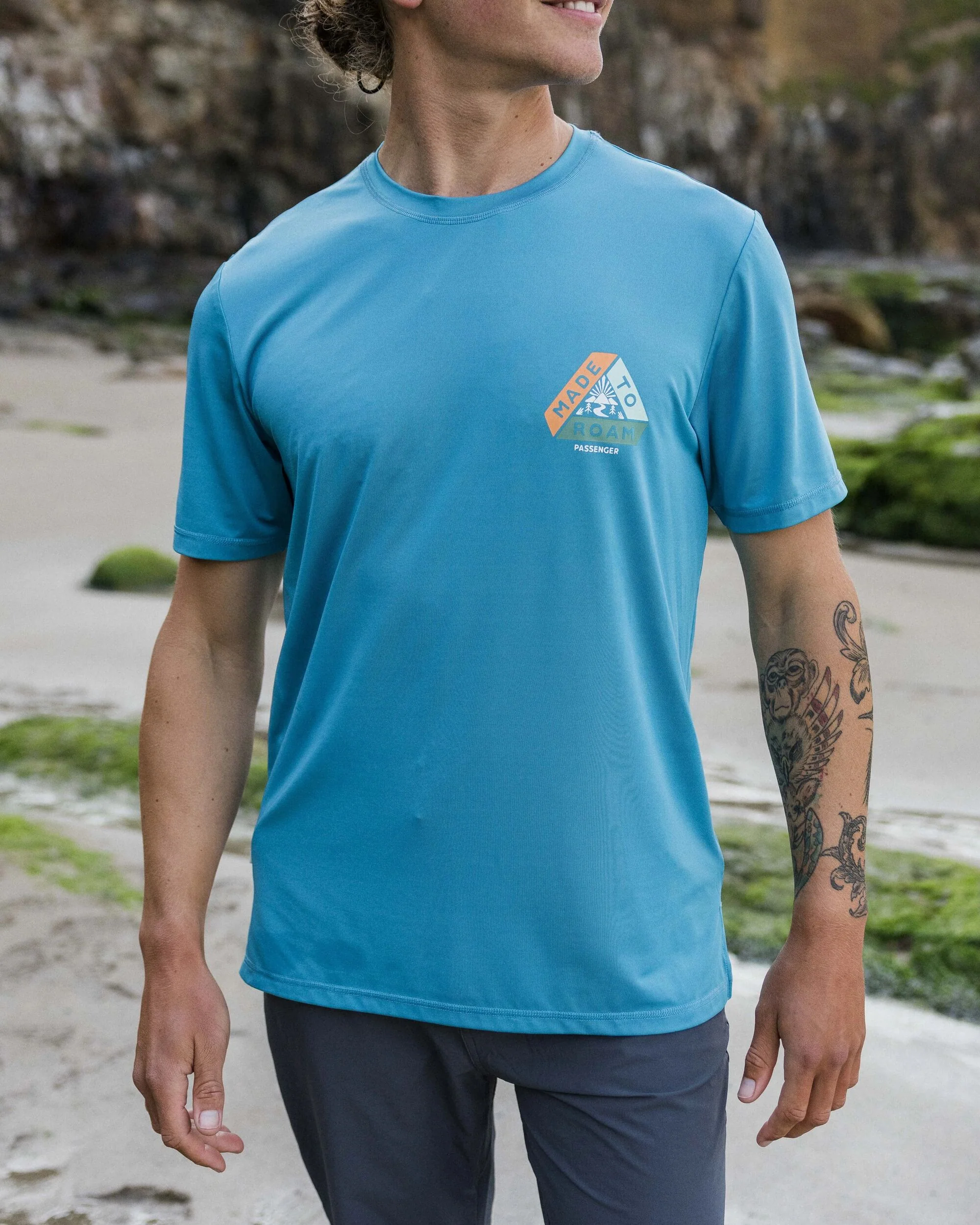 Classic Active T-Shirt - Blue Pool - Image 3