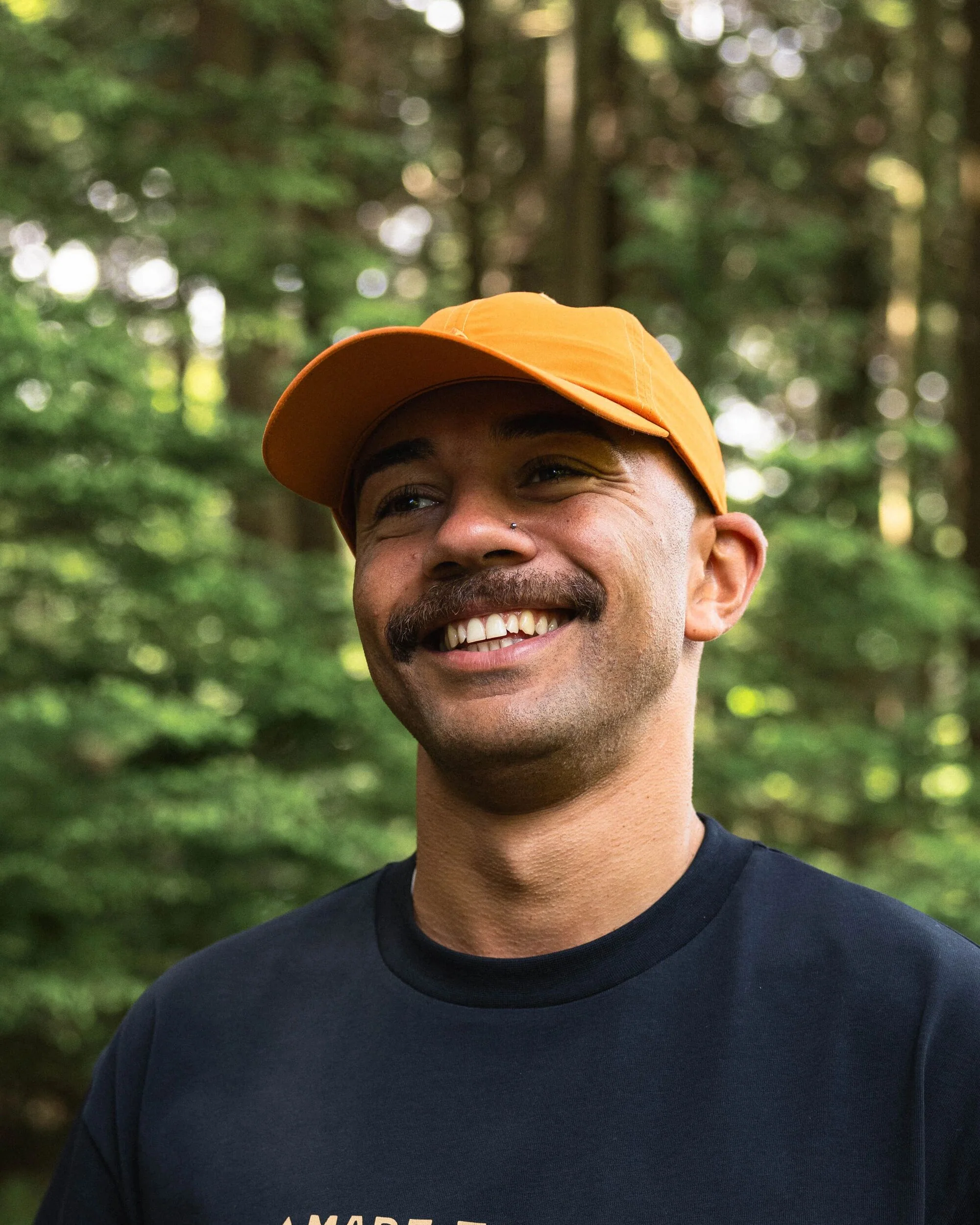 Classic Light 6 Panel Cap - Sunrise Orange - Image 2