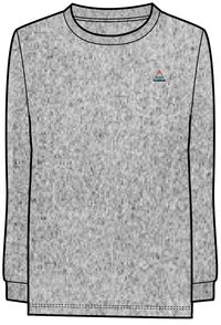 Classic LS T-Shirt - Mid Grey Marl - Image 8
