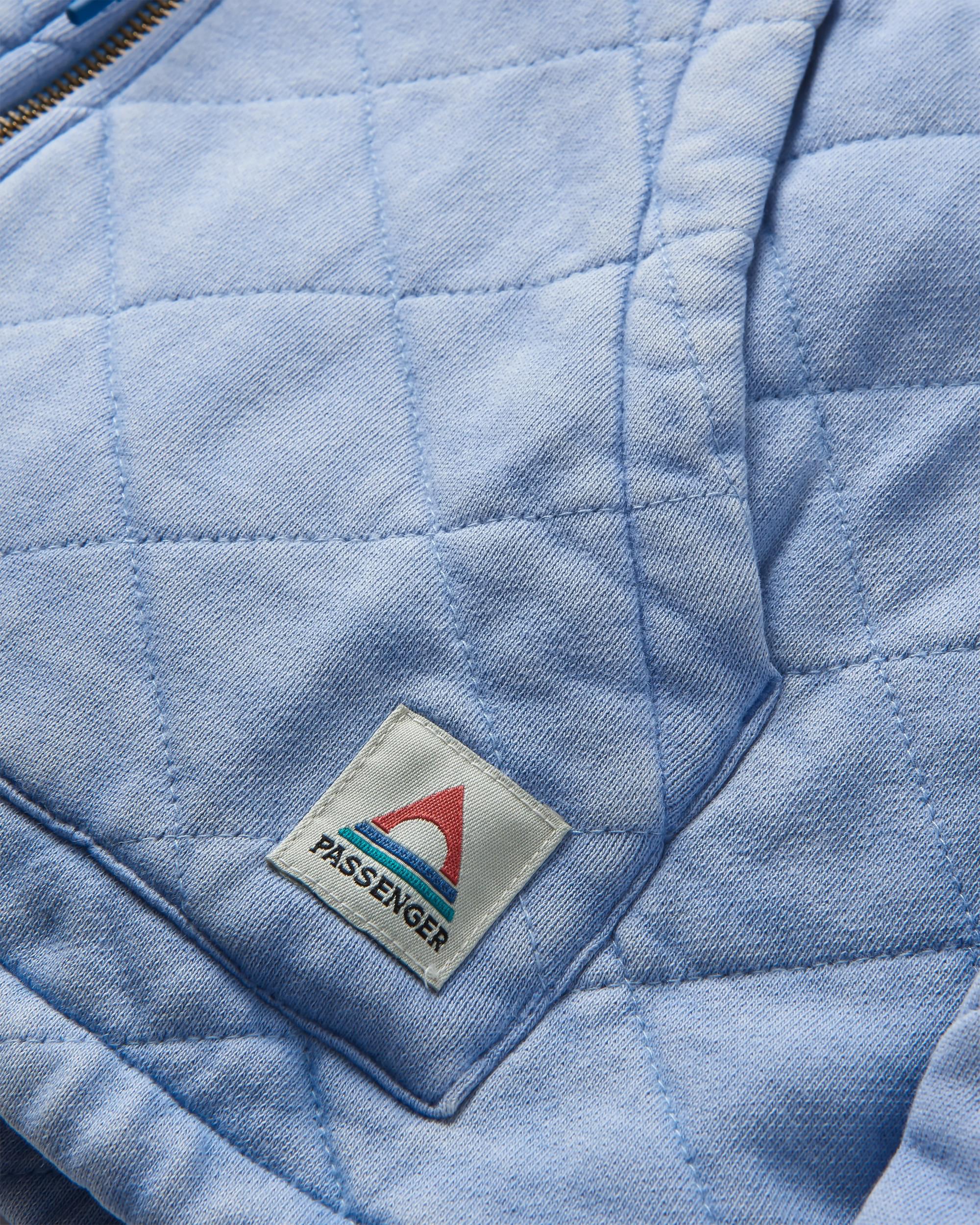 Clementine Quilted Zip-Through - Cornflower - Image 2