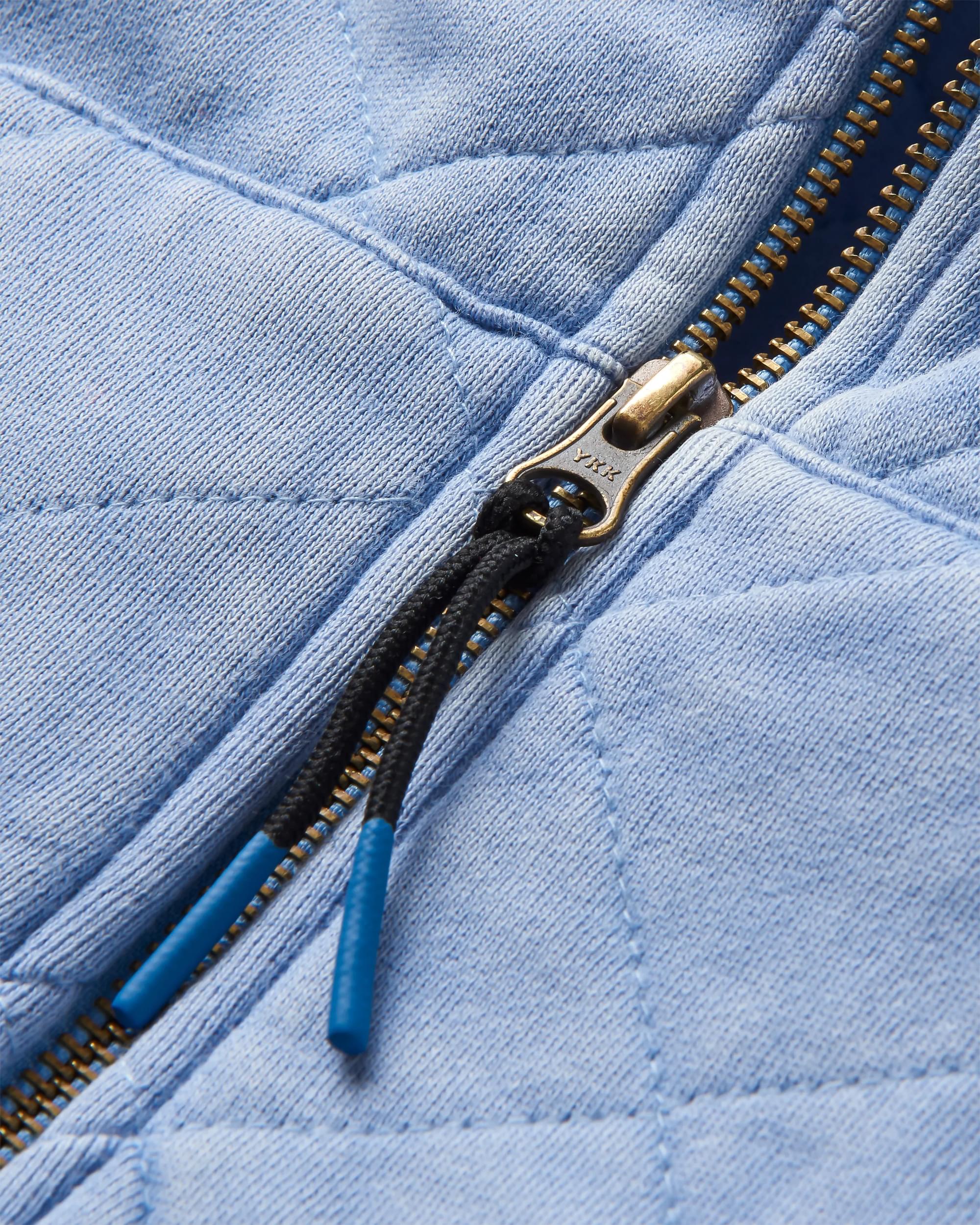 Clementine Quilted Zip-Through - Cornflower - Image 3