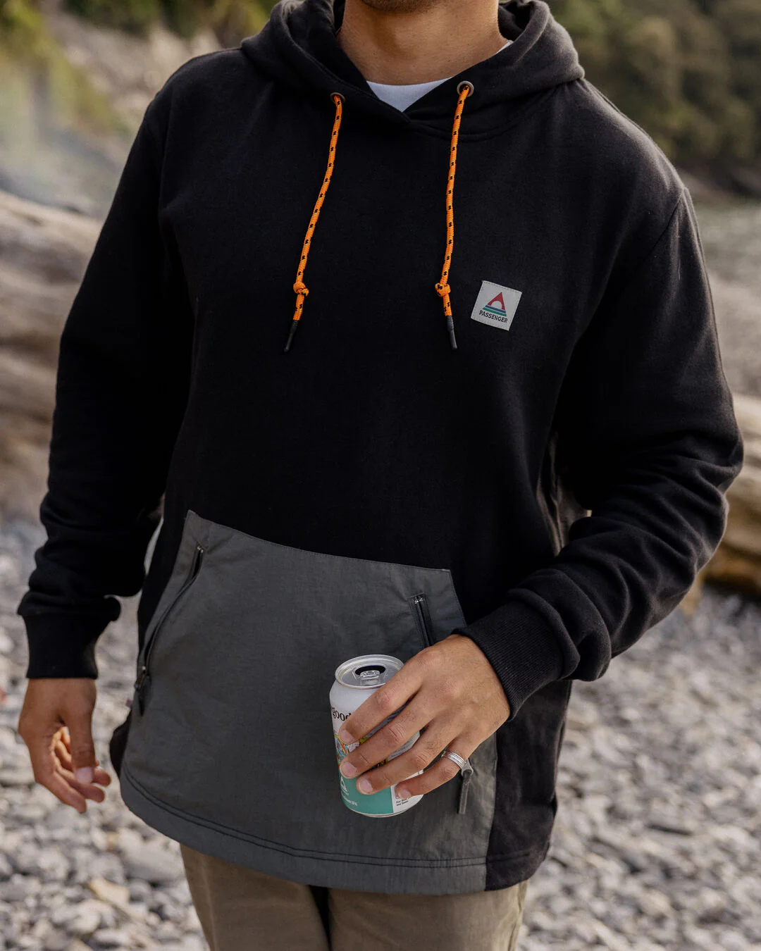 Cliff Hoodie - Black - Image 2