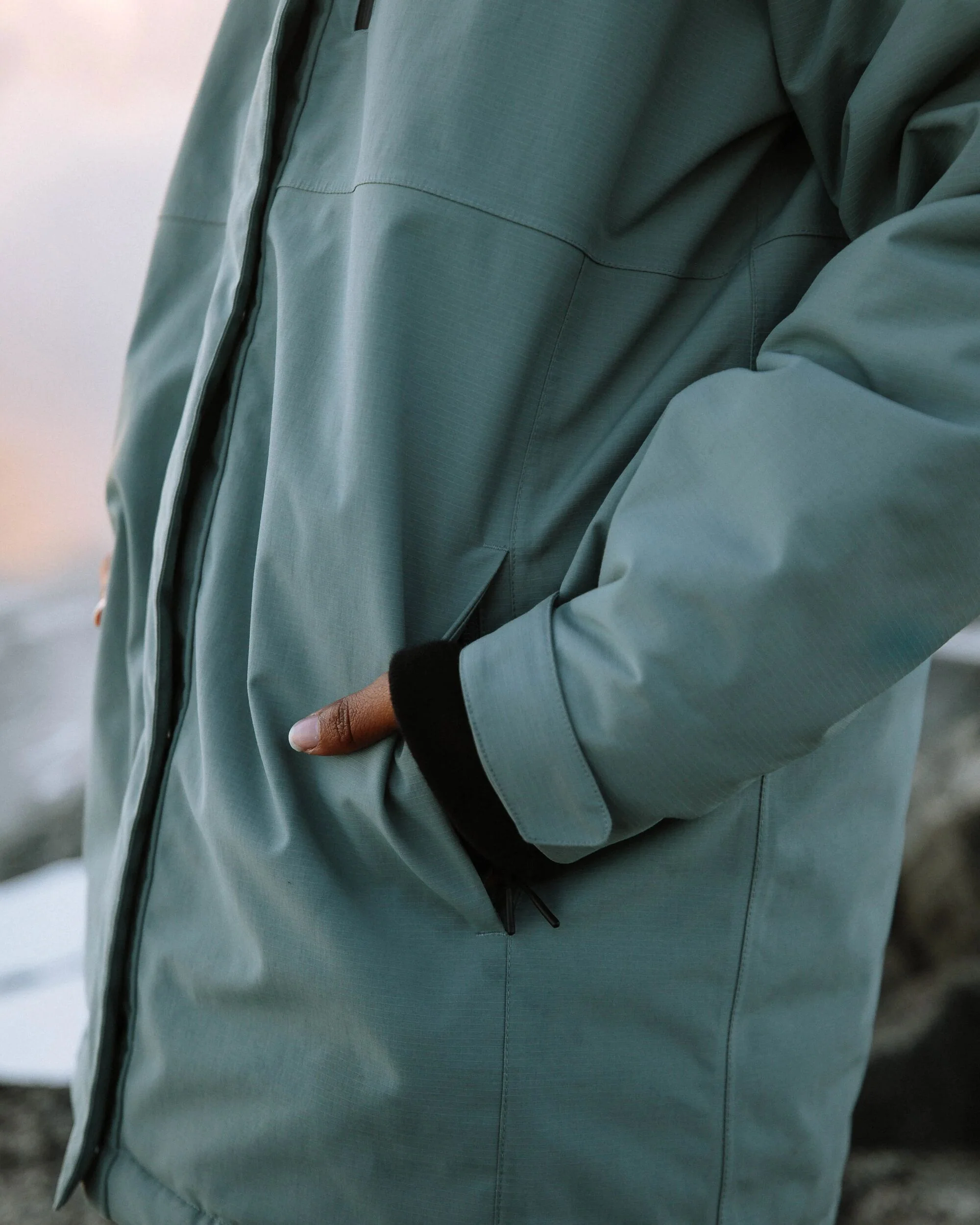 Cloudmont Waterproof Down Parka - Stormy Sea - Image 6