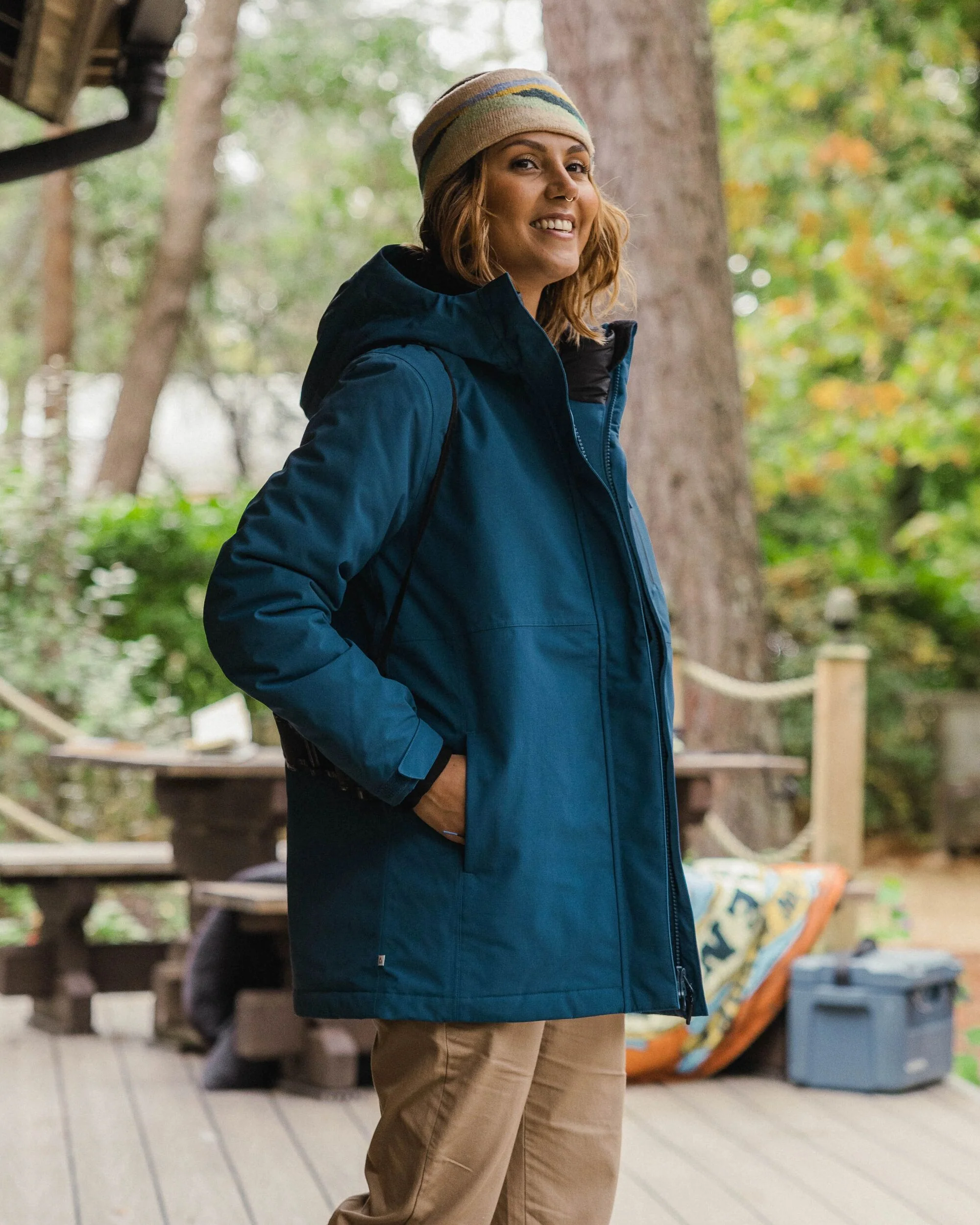 Cloudmont Waterproof Down Parka - Tidal Blue - Image 3