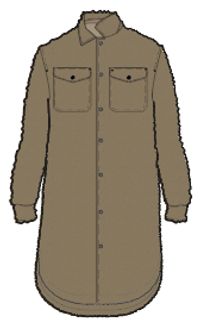 Cloudy Deep-Pile Sherpa Fleece Shirt - Biscuit - Image 8