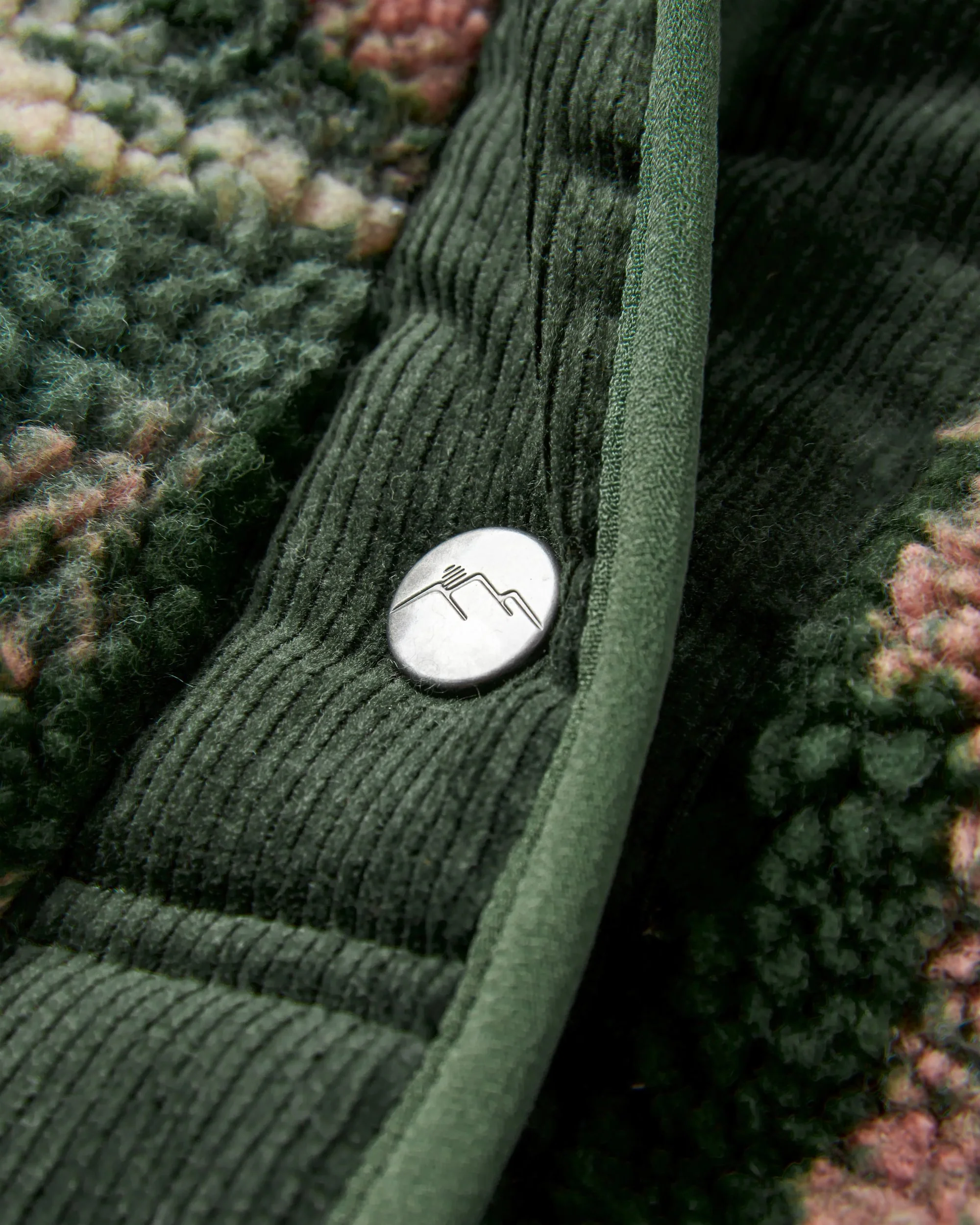 Clover Sherpa Fleece - Abstract Mountain Fir Tree - Image 6