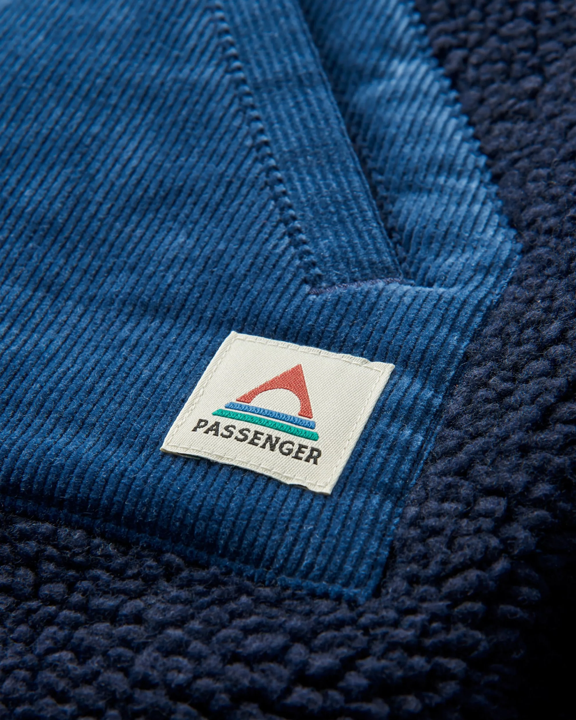 Clover Sherpa Fleece - Deep Navy - Image 6