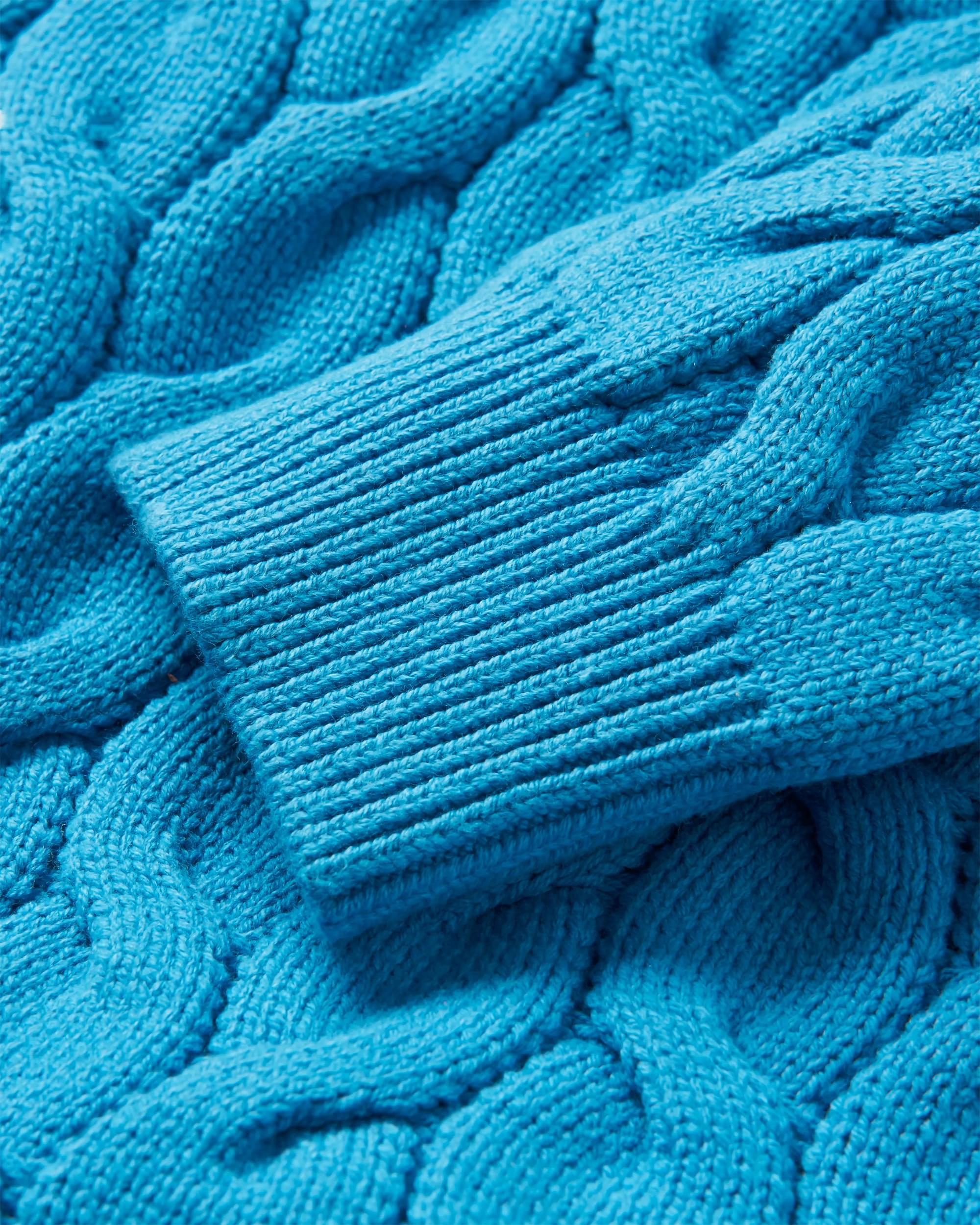 Comfort Organic Knitted Jumper - Atlantic Blue - Image 8