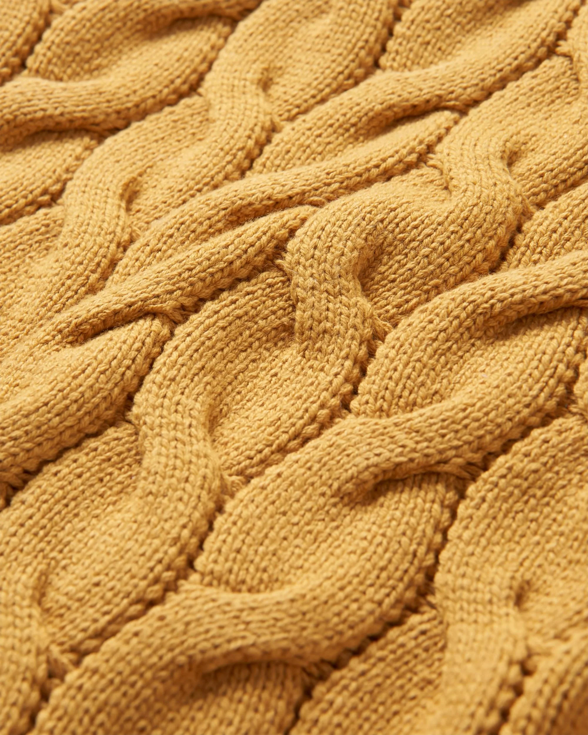 Comfort Organic Knitted Jumper - Mustard Gold - Image 7