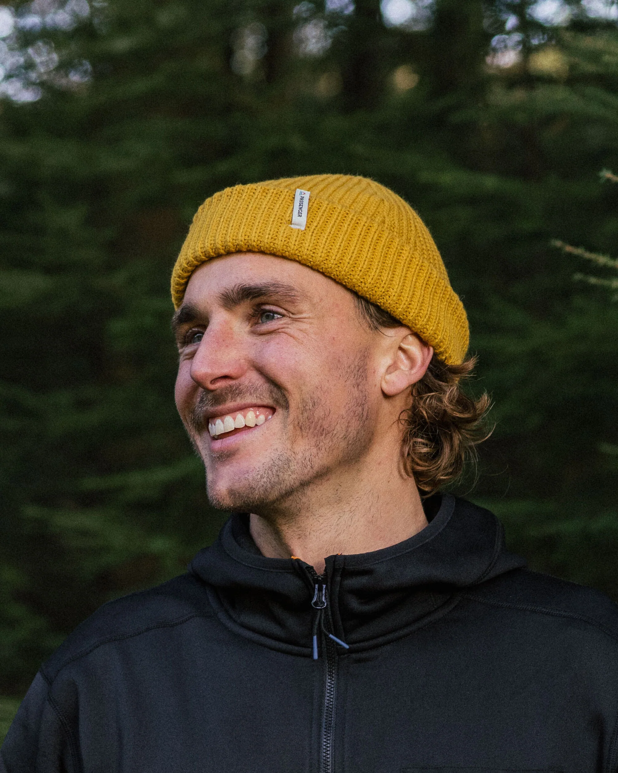 Compass Beanie - Mustard Yellow - Image 4