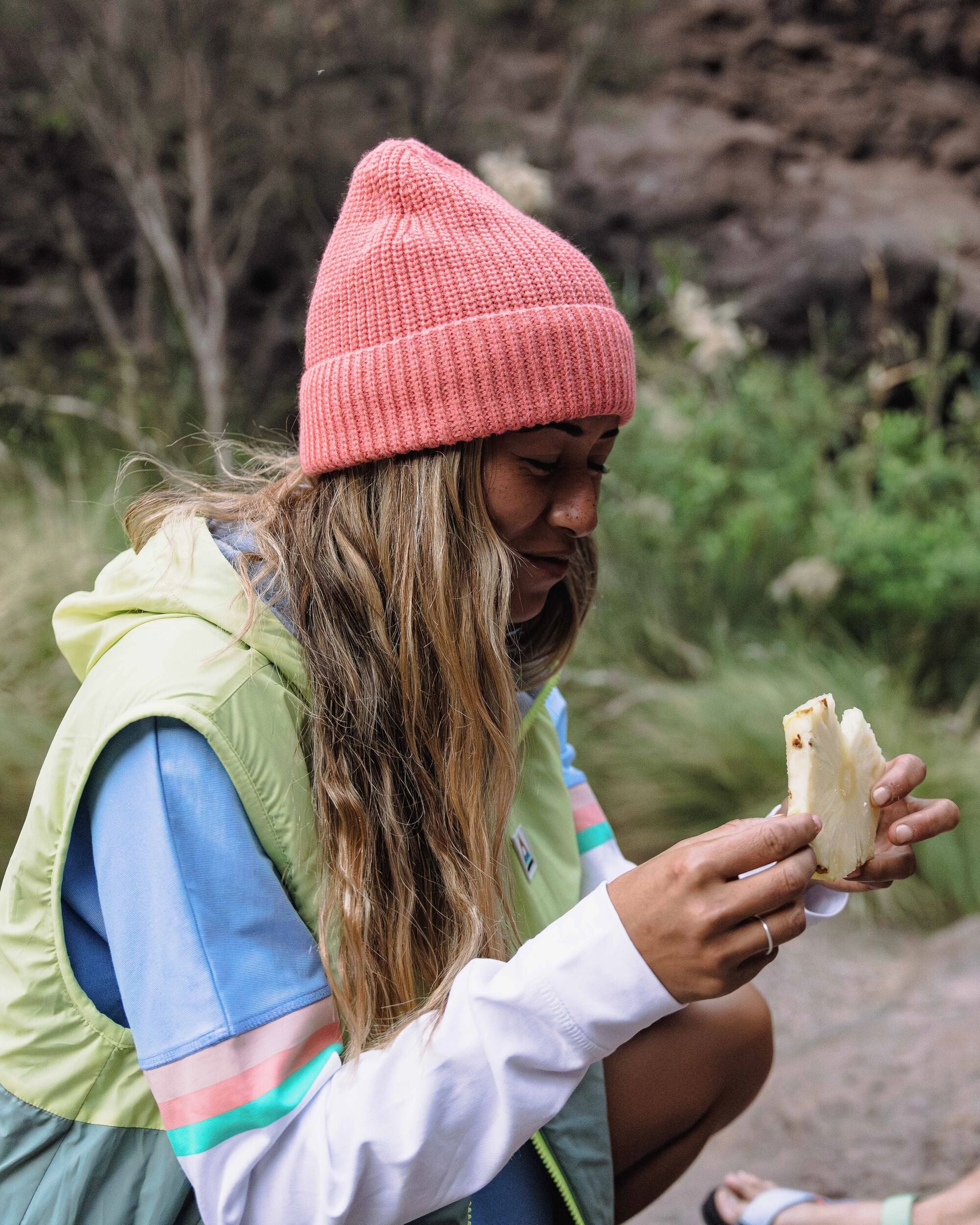 Compass Beanie - Shell Pink - Image 2