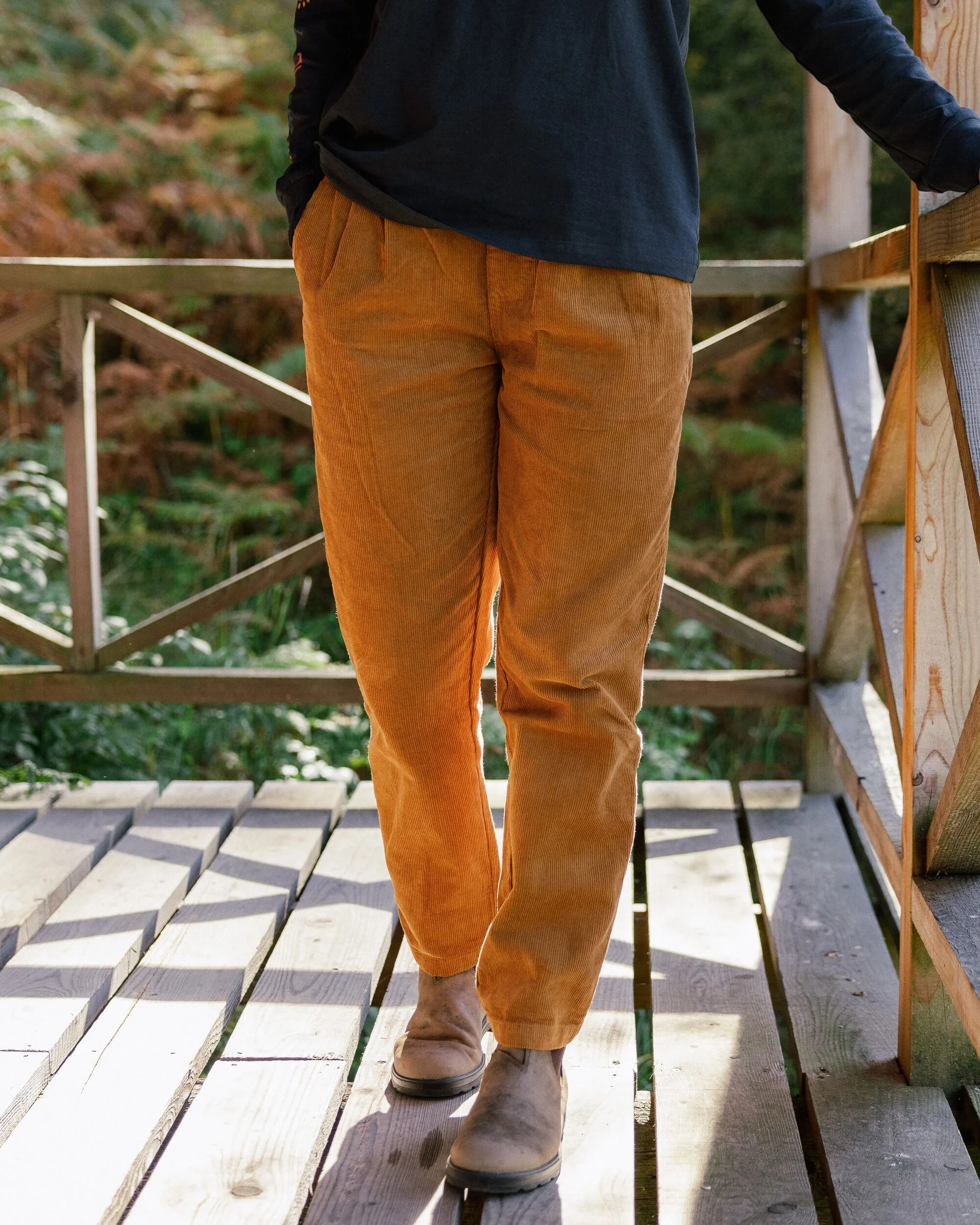 Compass Corduroy Trouser - Coconut - Image 4