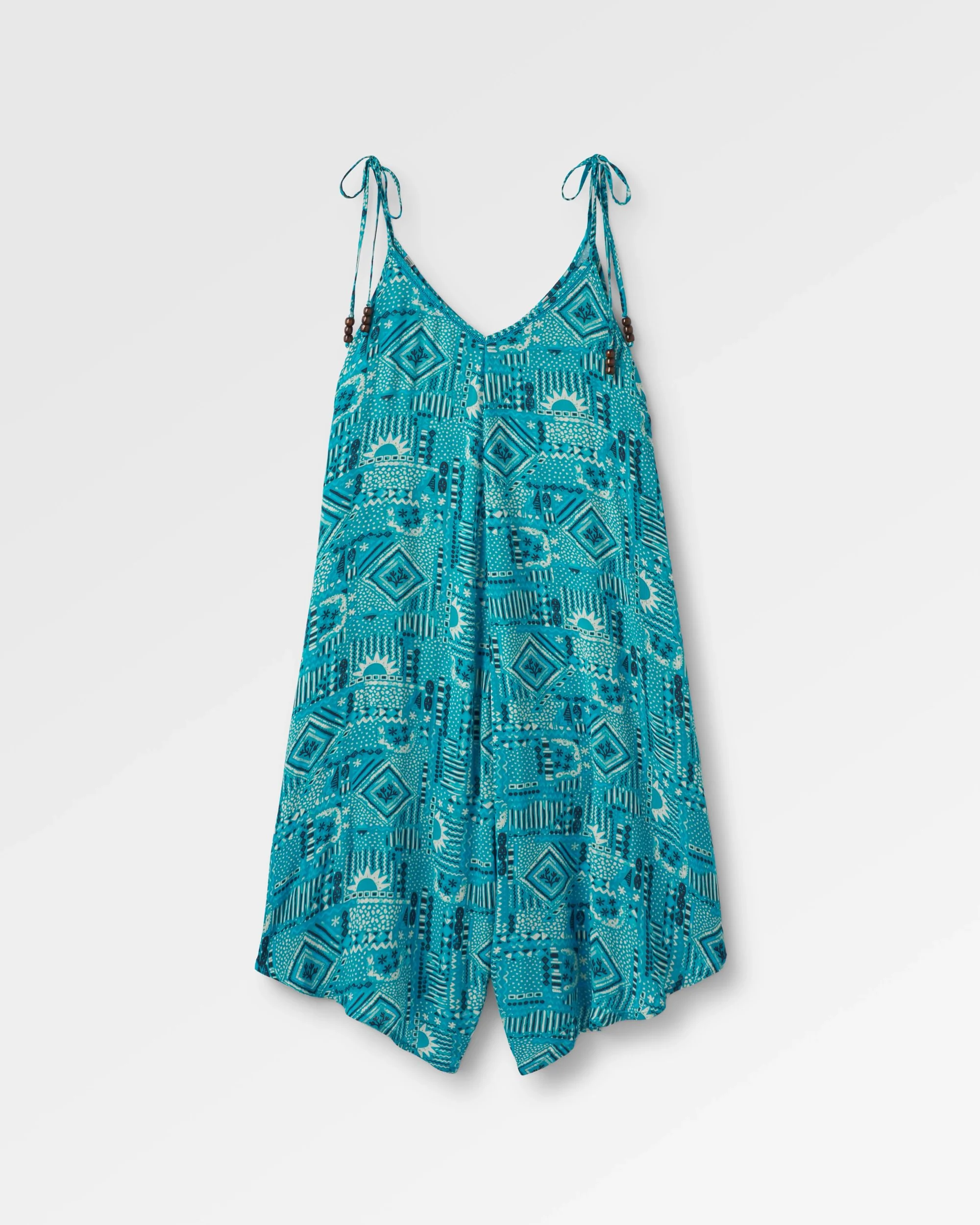 Copetín Jumpsuit - Vintage Patchwork Blue Pool - Image 2