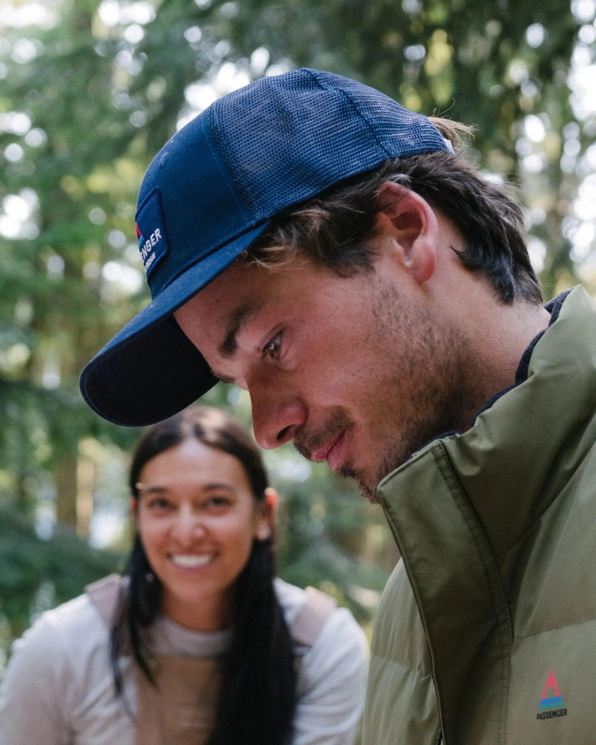 Core Organic Cotton Trucker Cap - Rich Navy - Image 3