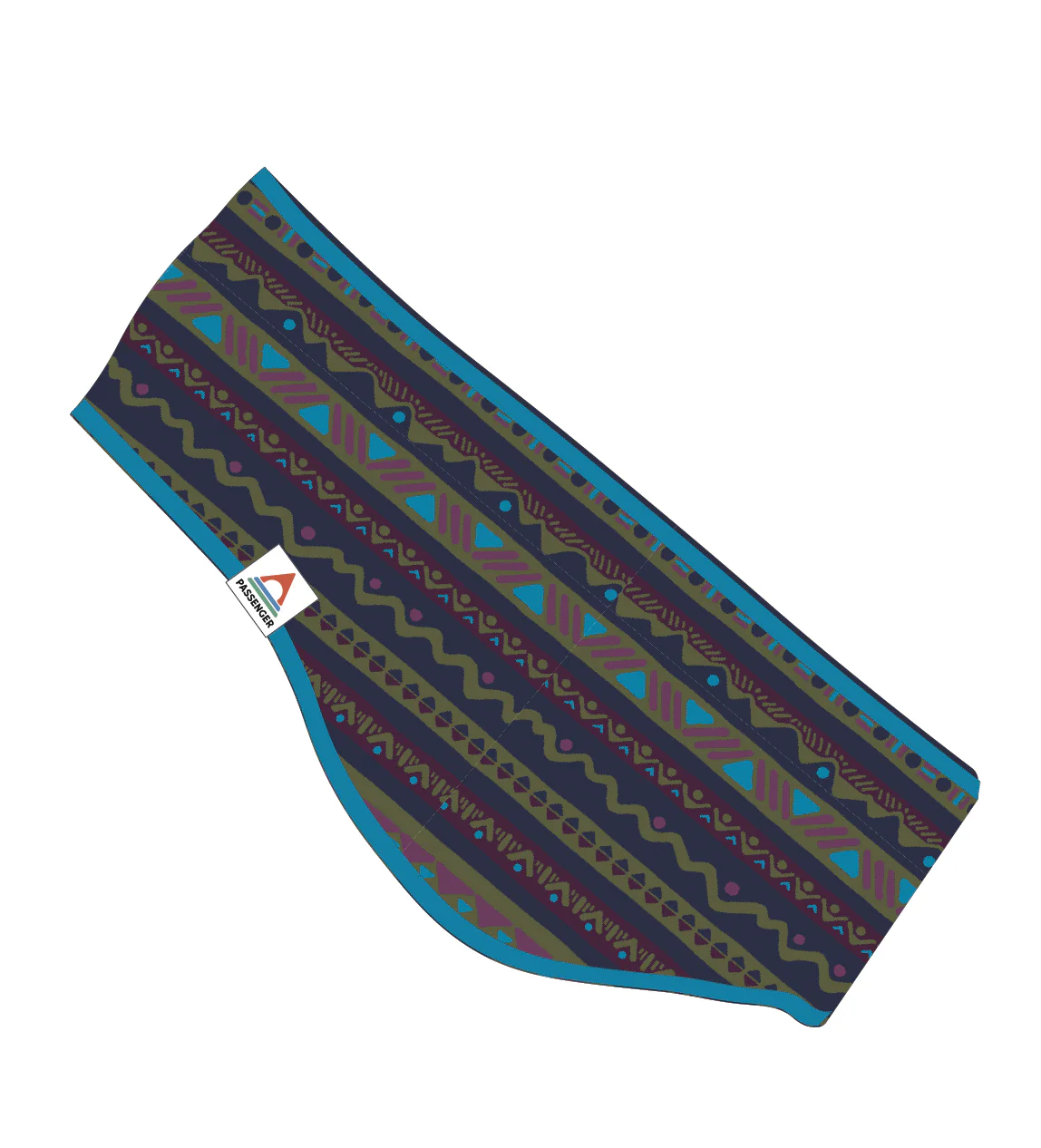 Cosy Polar Fleece Headband - Mountain Geo Multi - Image 6