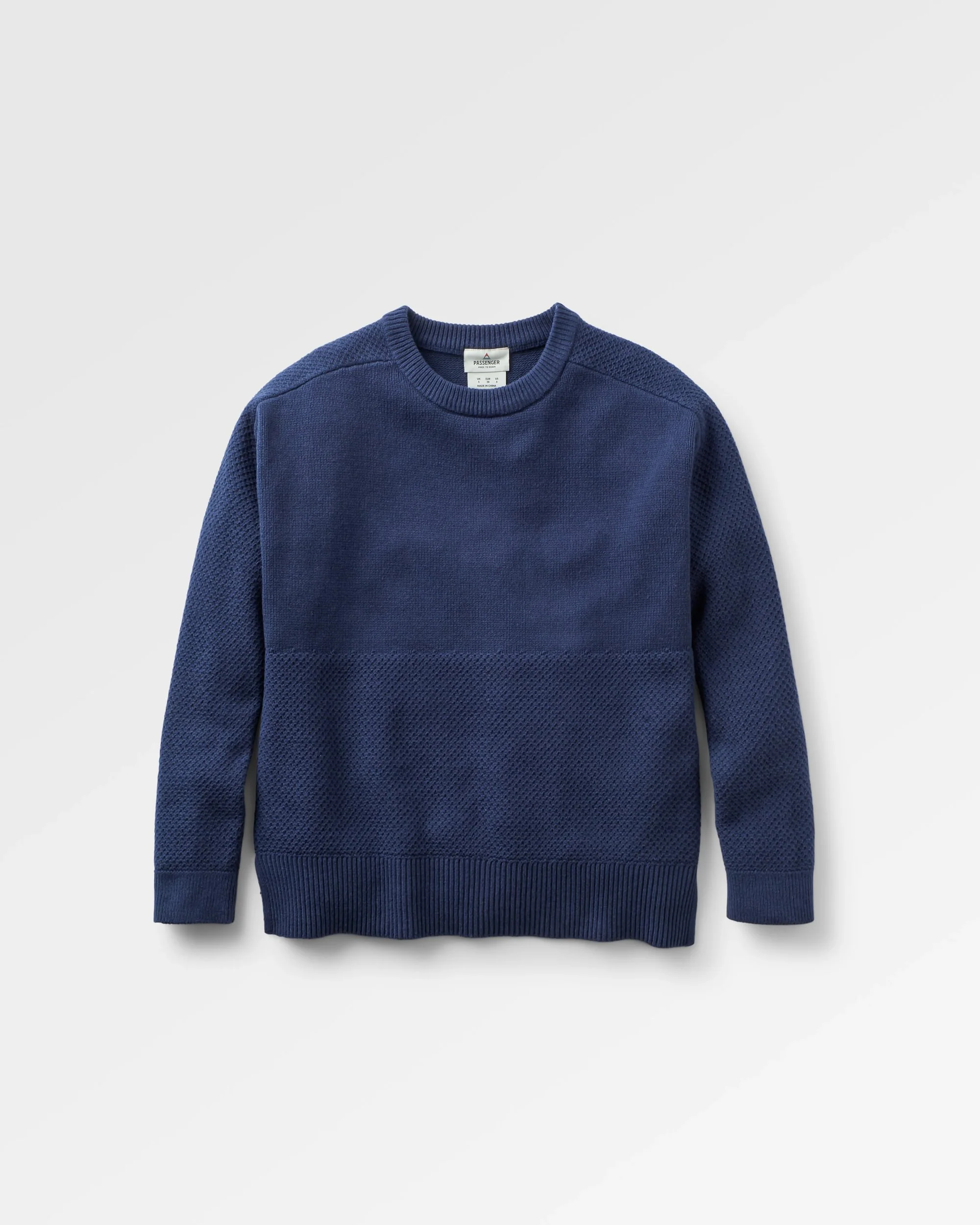 Cove Knitted Jumper - Rich Navy - Image 2