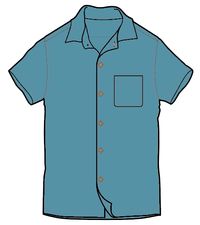 Cove Organic Cotton Short Sleeve Shirt - Blue Pool - Image 6