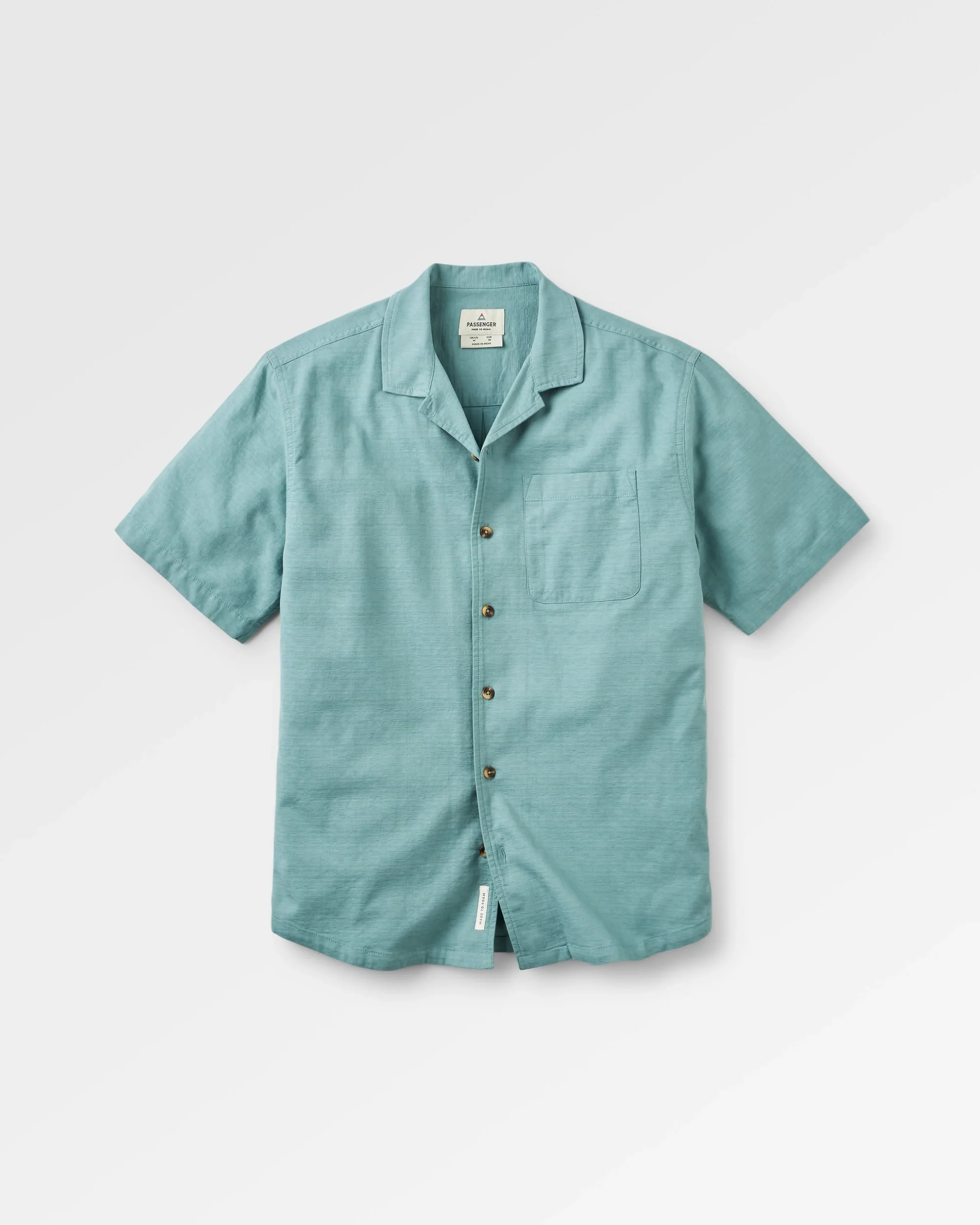 Cove Organic Cotton Textured Shirt - Arctic - Image 2