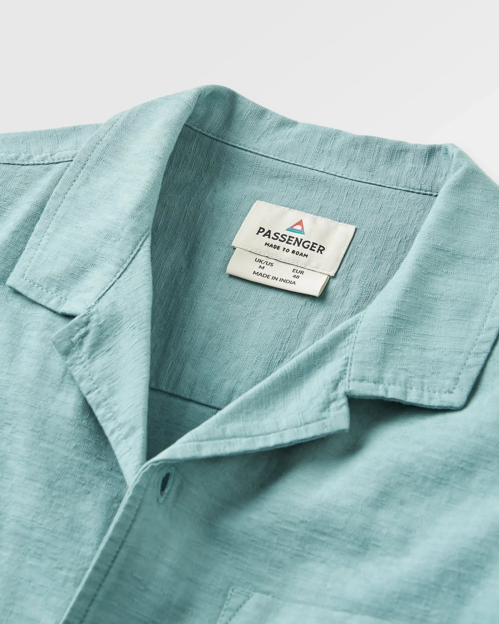 Cove Organic Cotton Textured Shirt - Arctic - Image 5