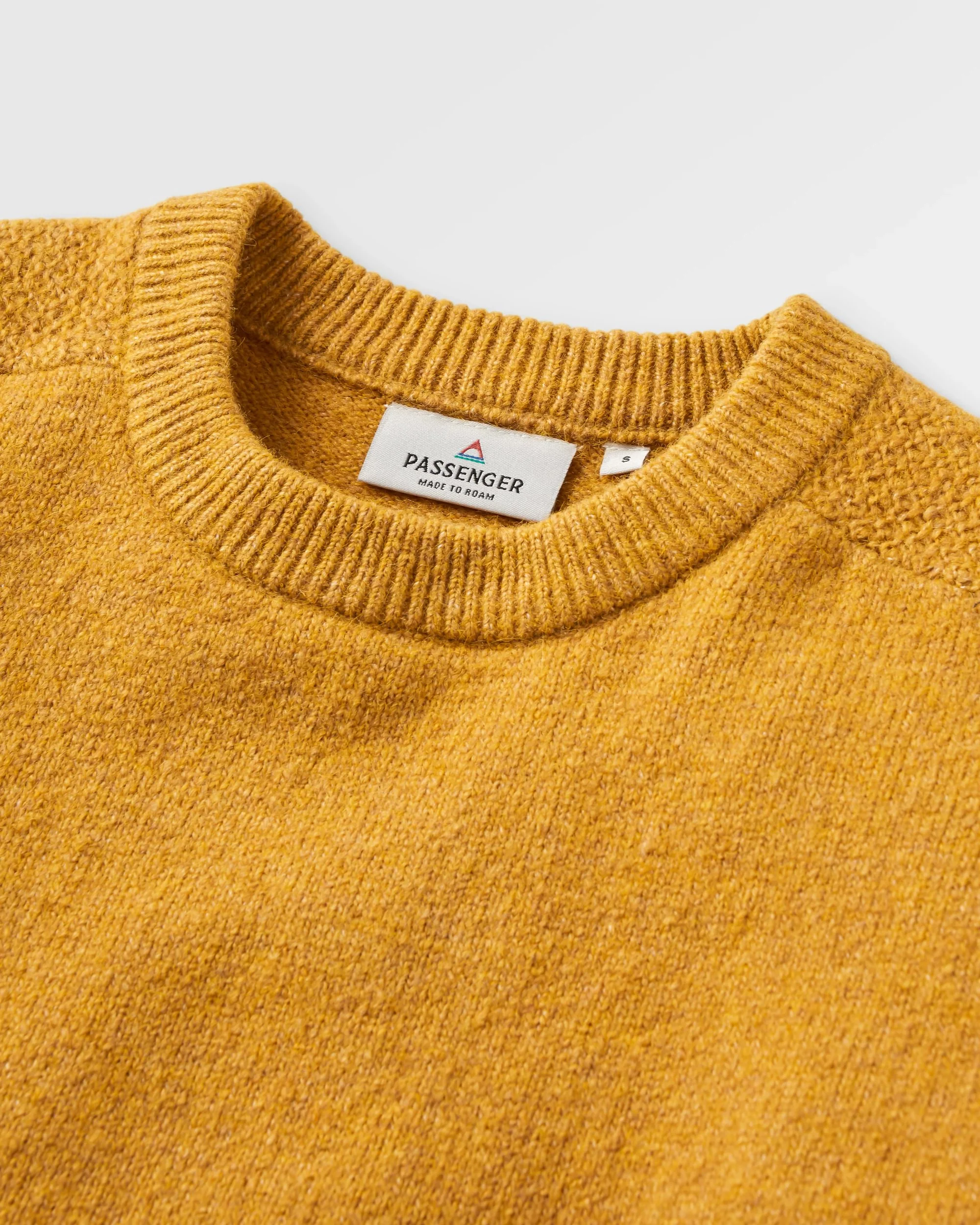 Cove Knitted Jumper - Amber Gold - Image 10