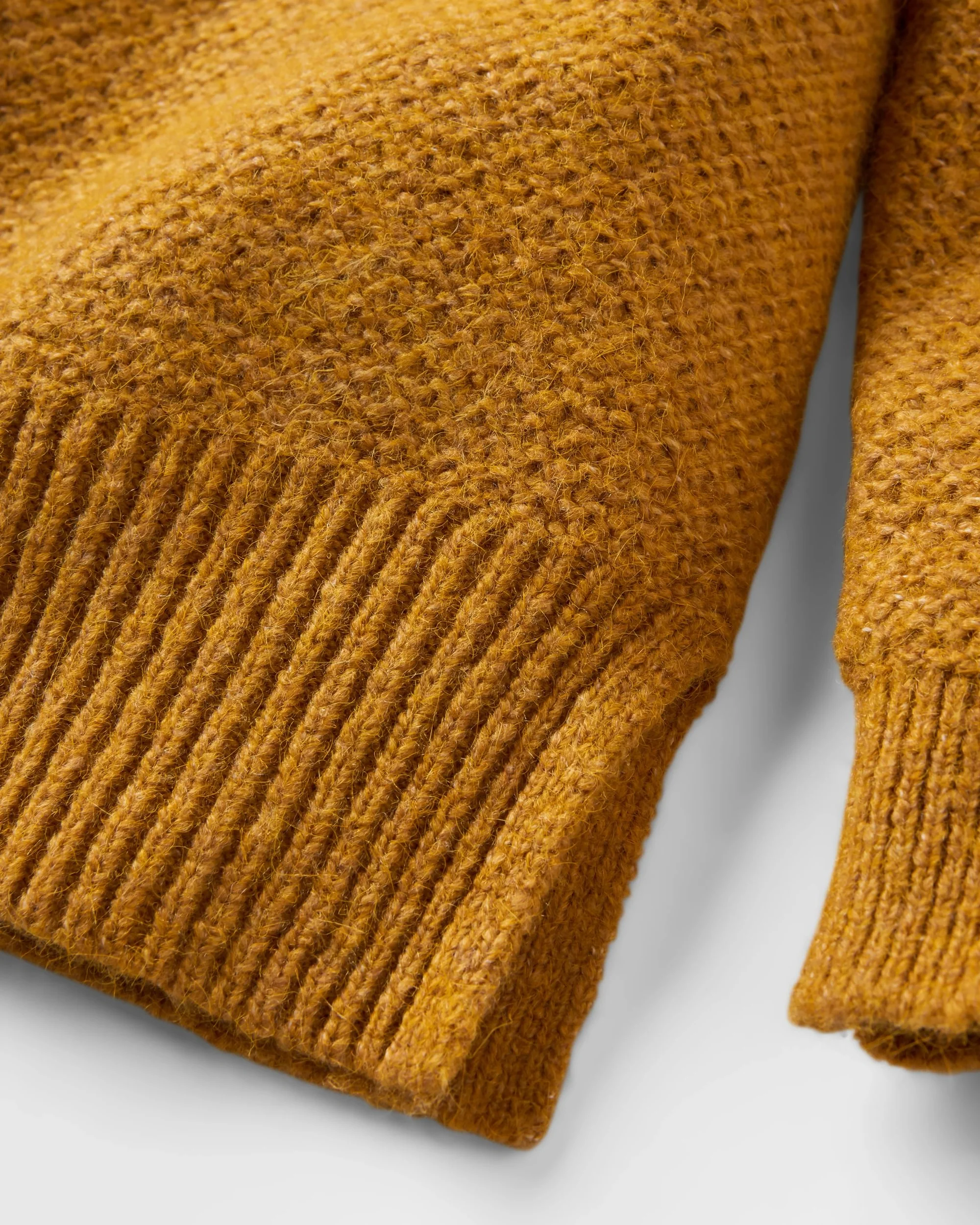 Cove Knitted Jumper - Amber Gold - Image 11