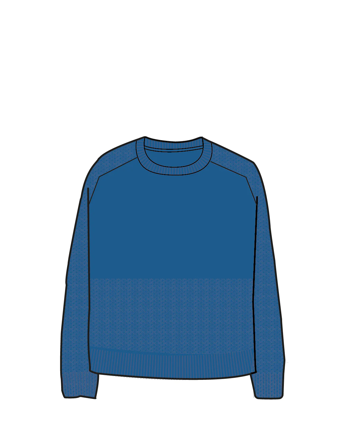 Cove Knitted Jumper - Azure Blue - Image 8