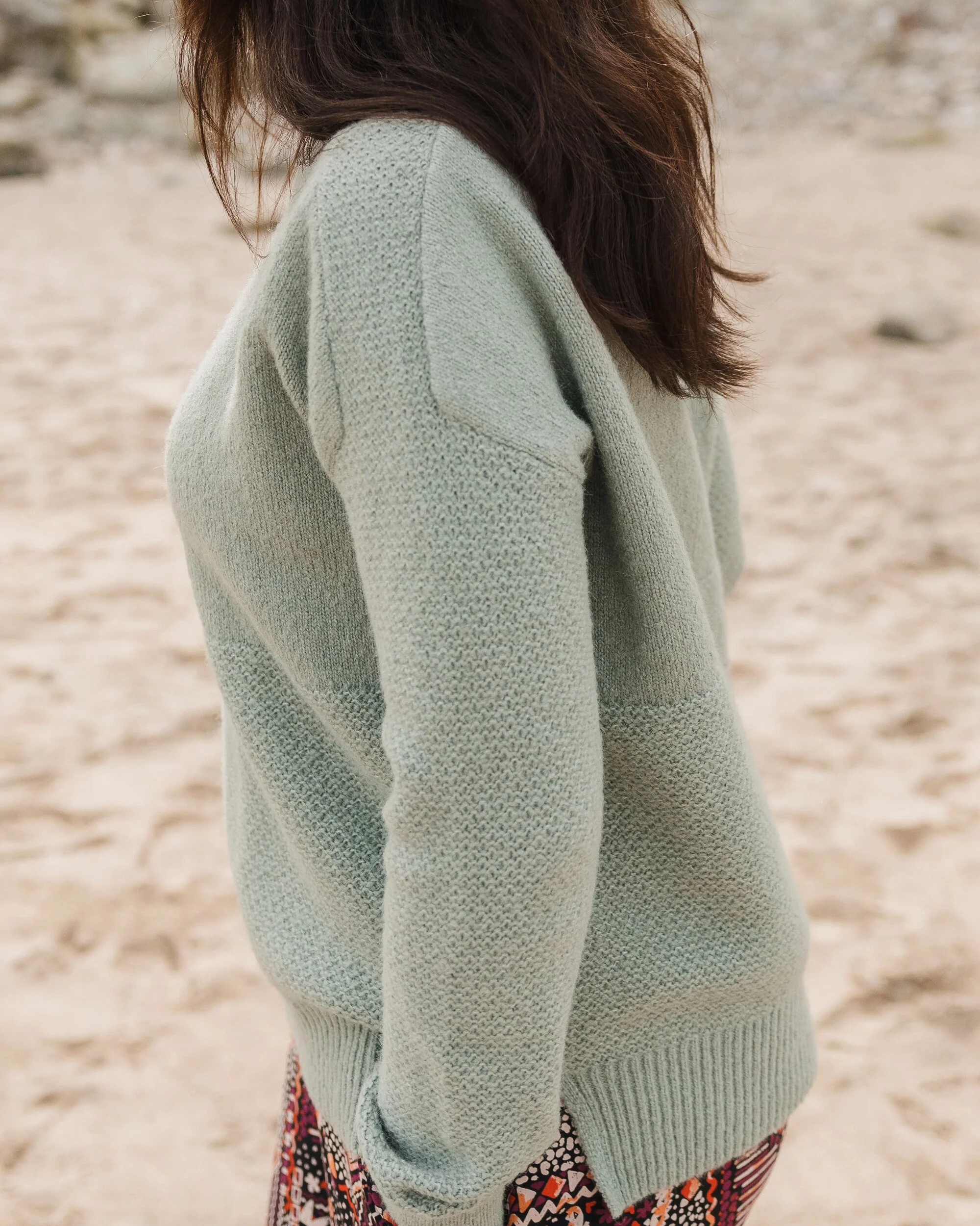 Cove Knitted Jumper - Pistachio - Image 3