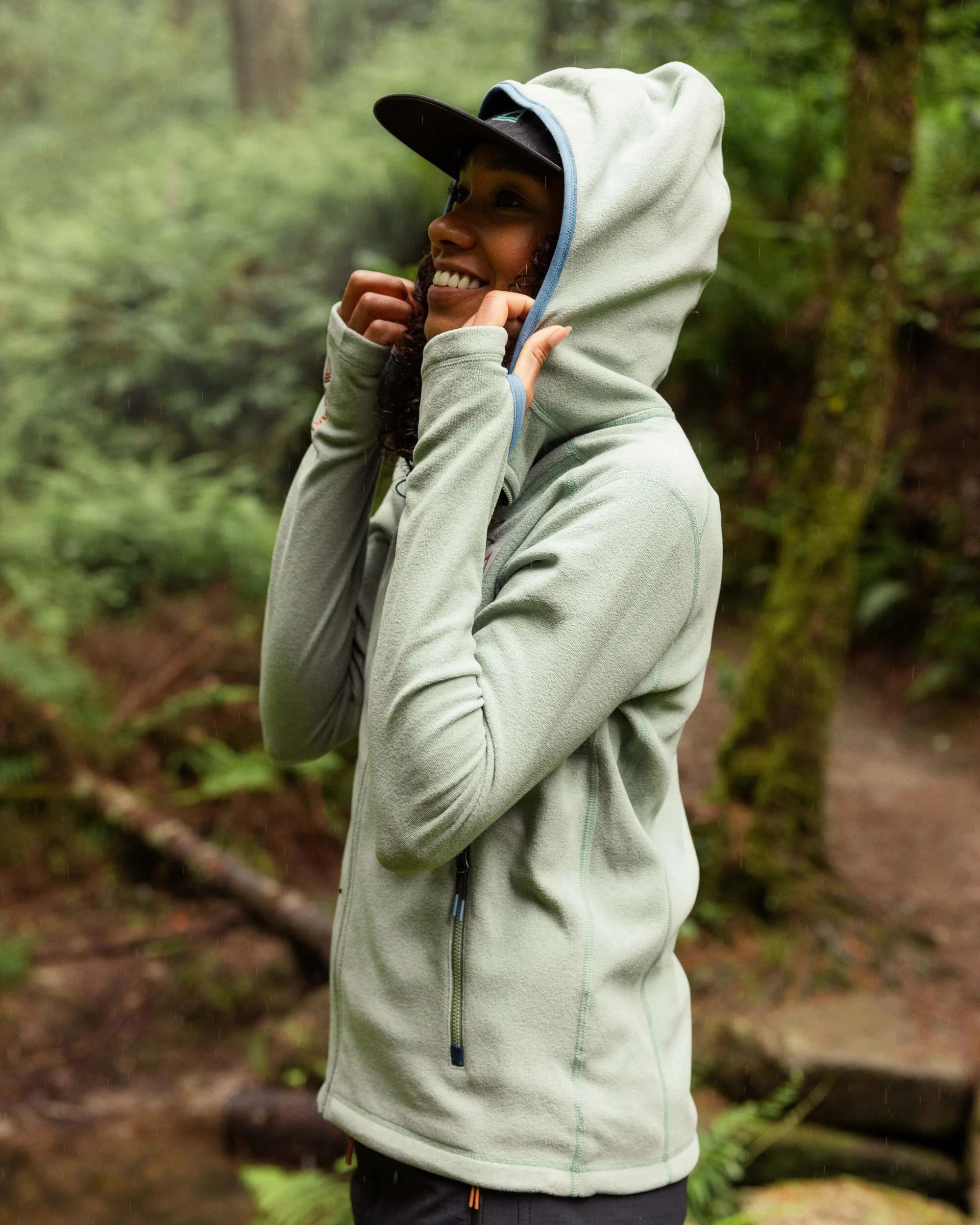 Crest Polartec® Fleece Hoodie - Pistachio - Image 4