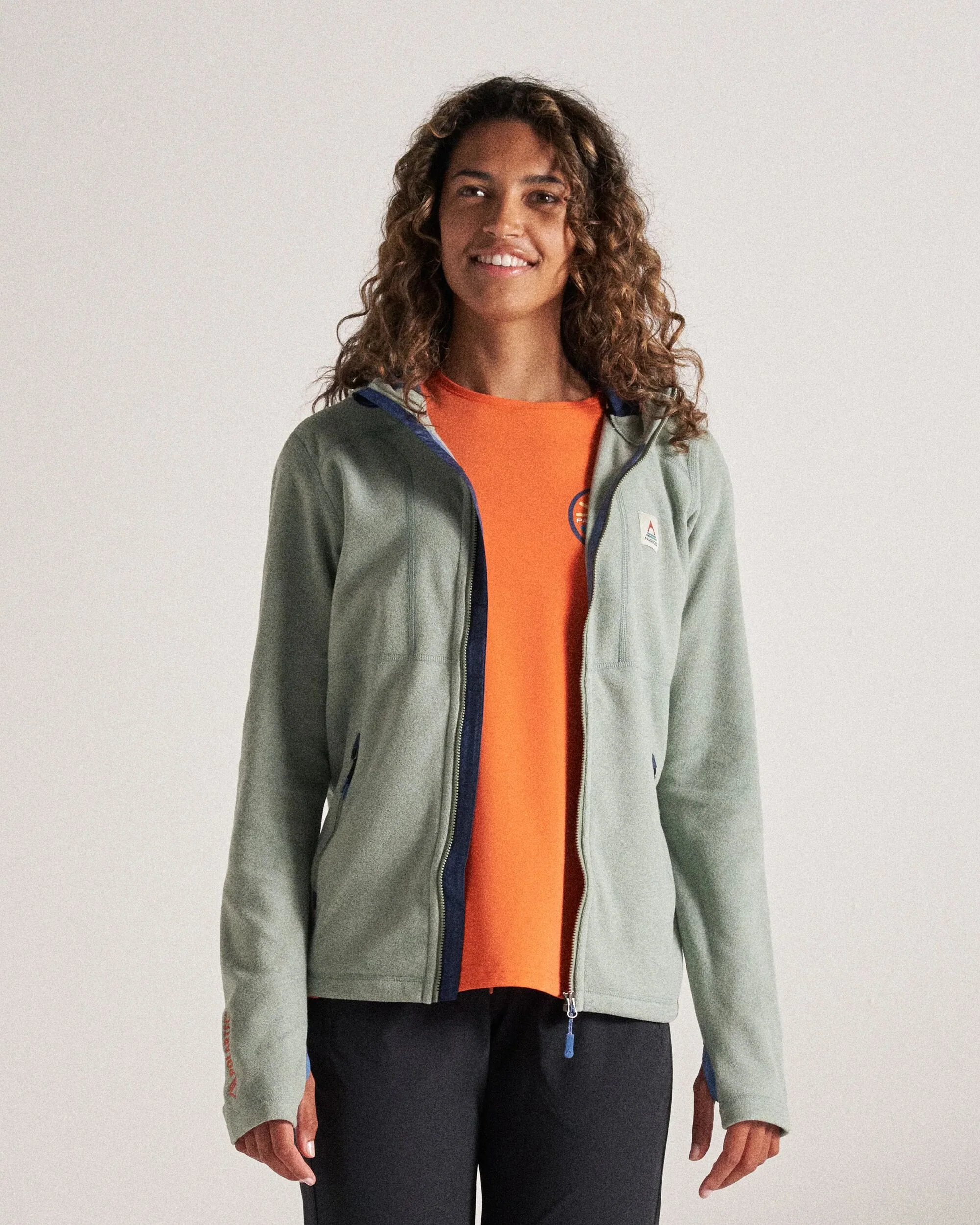 Crest Polartec® Fleece Hoodie - Pistachio - Image 5