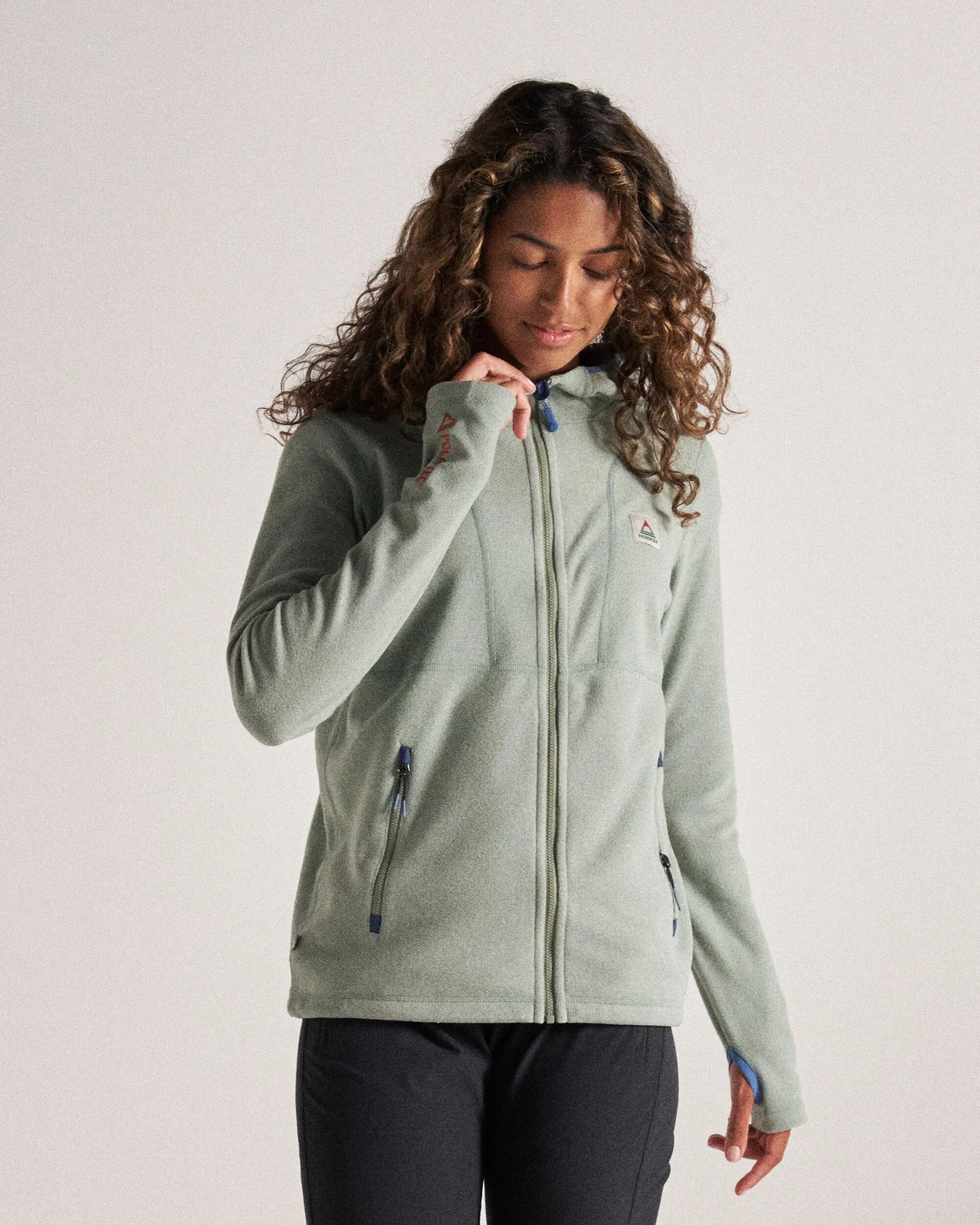 Crest Polartec® Fleece Hoodie - Pistachio - Image 7