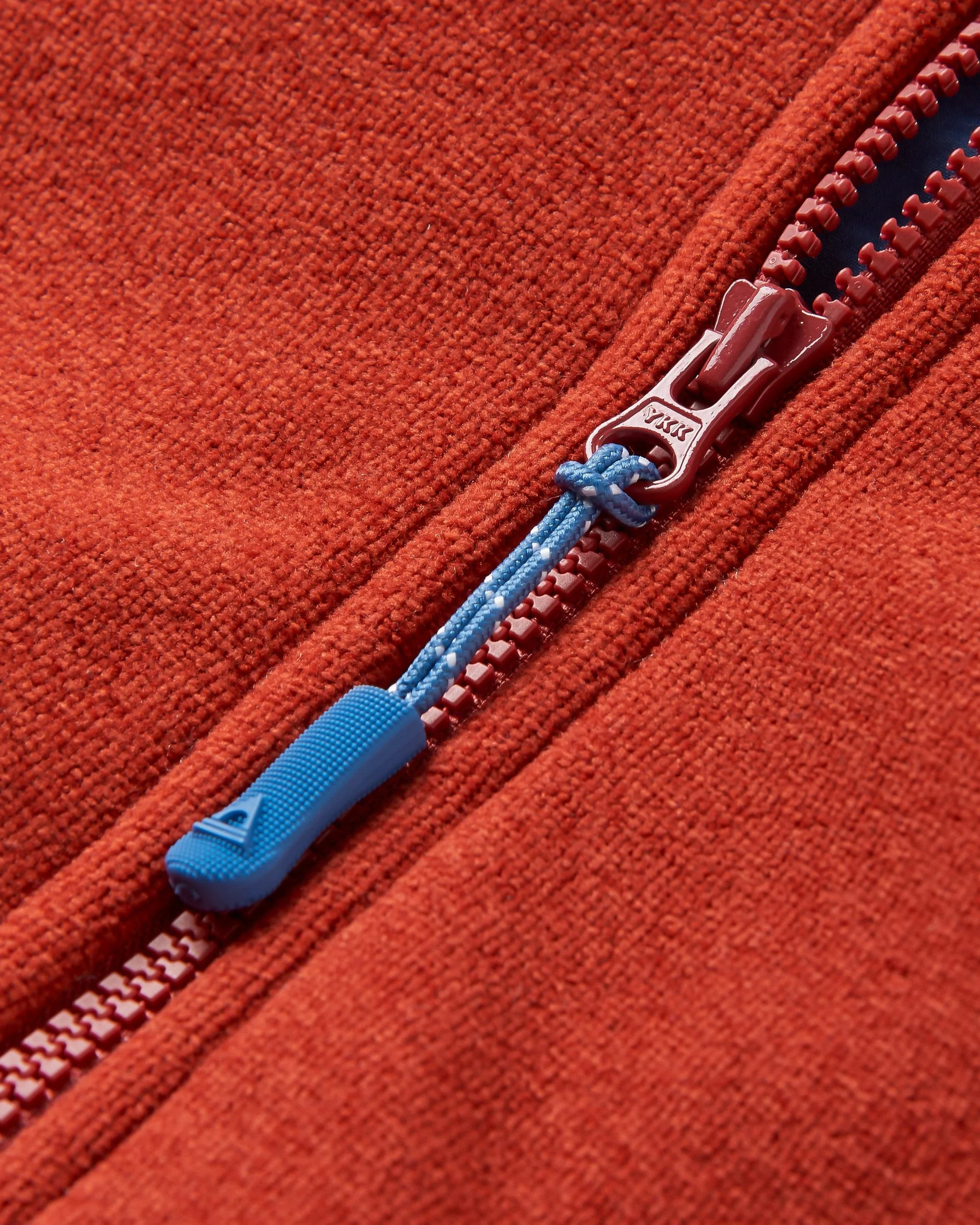 Crest Polartec® Fleece Hoodie - Red Ochre - Image 3