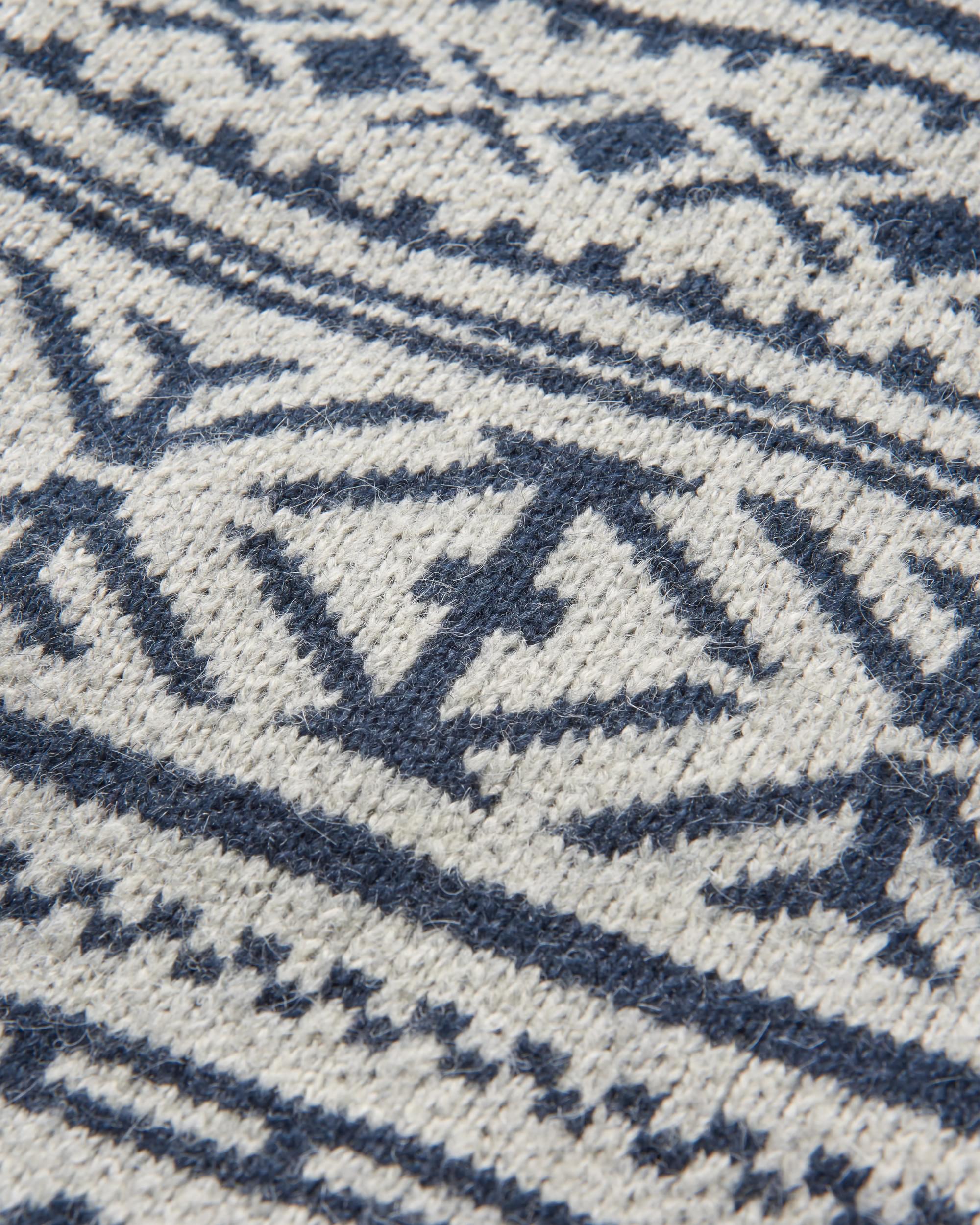 Cutback Fairisle Knitted Jumper - Grey Marl - Image 8