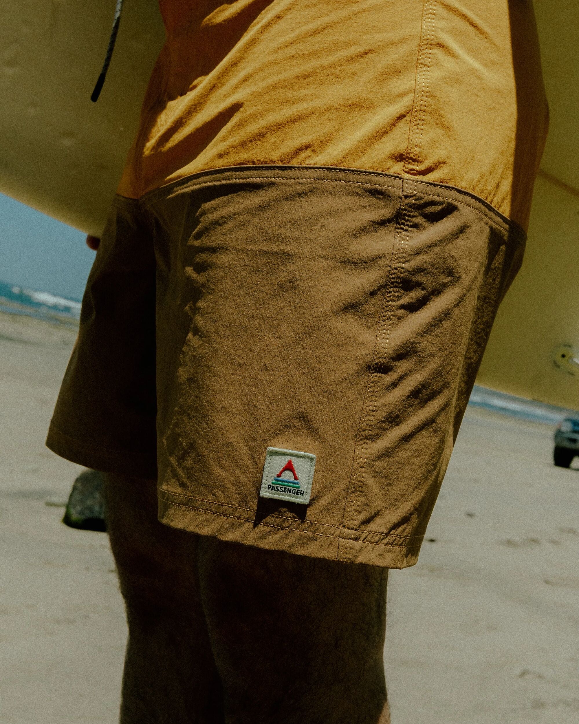 Cutback NetPlus® 17" Boardshort - Spruce Yellow/Toffee - Image 3