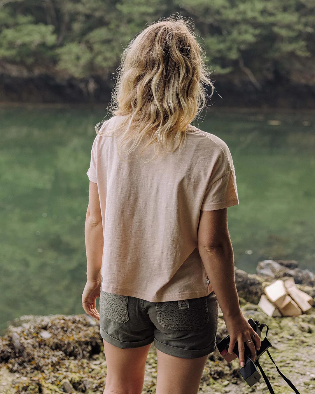 Daisy Chain T-Shirt - Peach Whip - Image 3