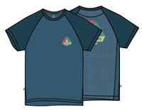 Dawn To Dusk Active T-shirt - Blue Steel - Image 9