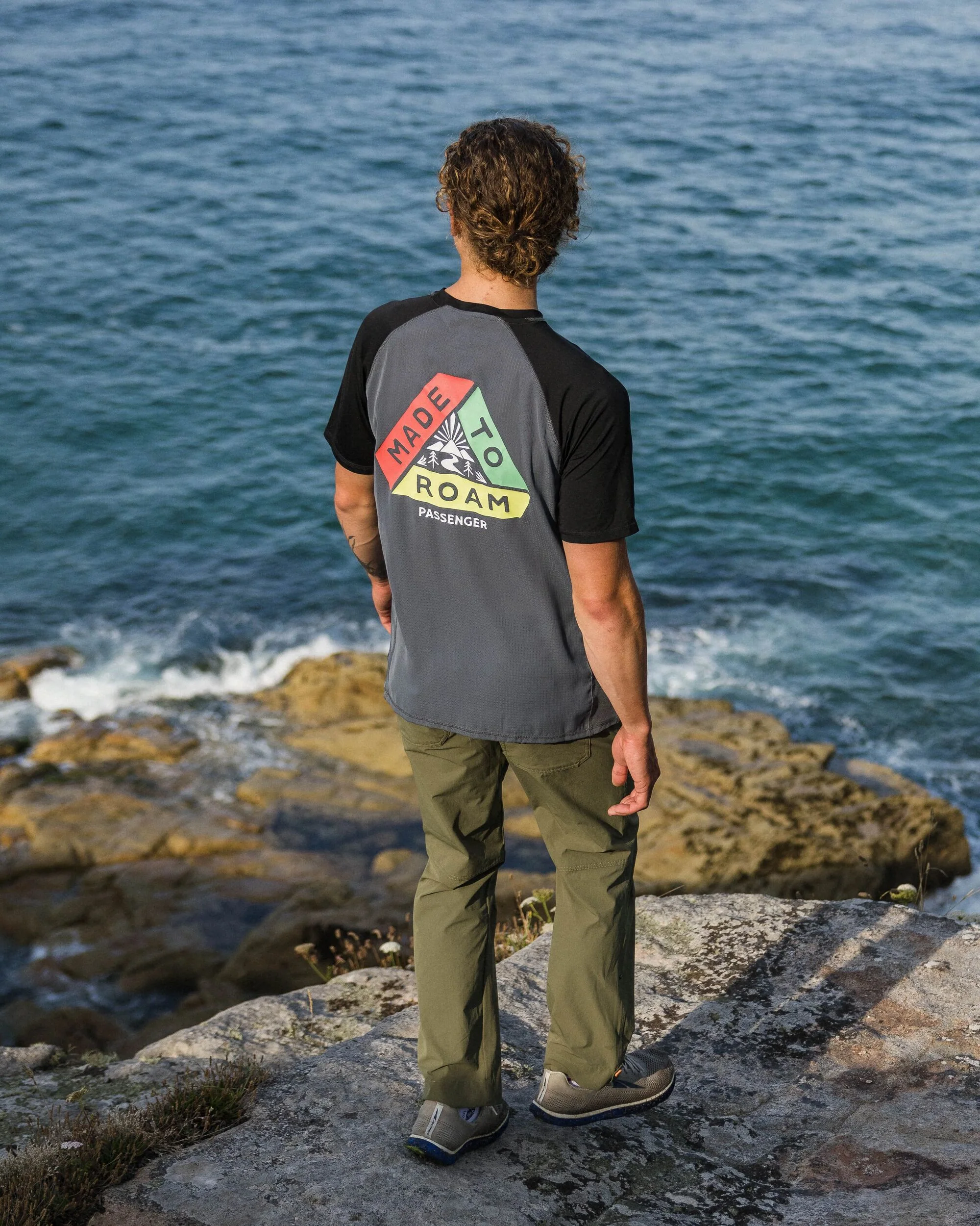 Dawn To Dusk Active T-shirt - Storm Grey - Image 4