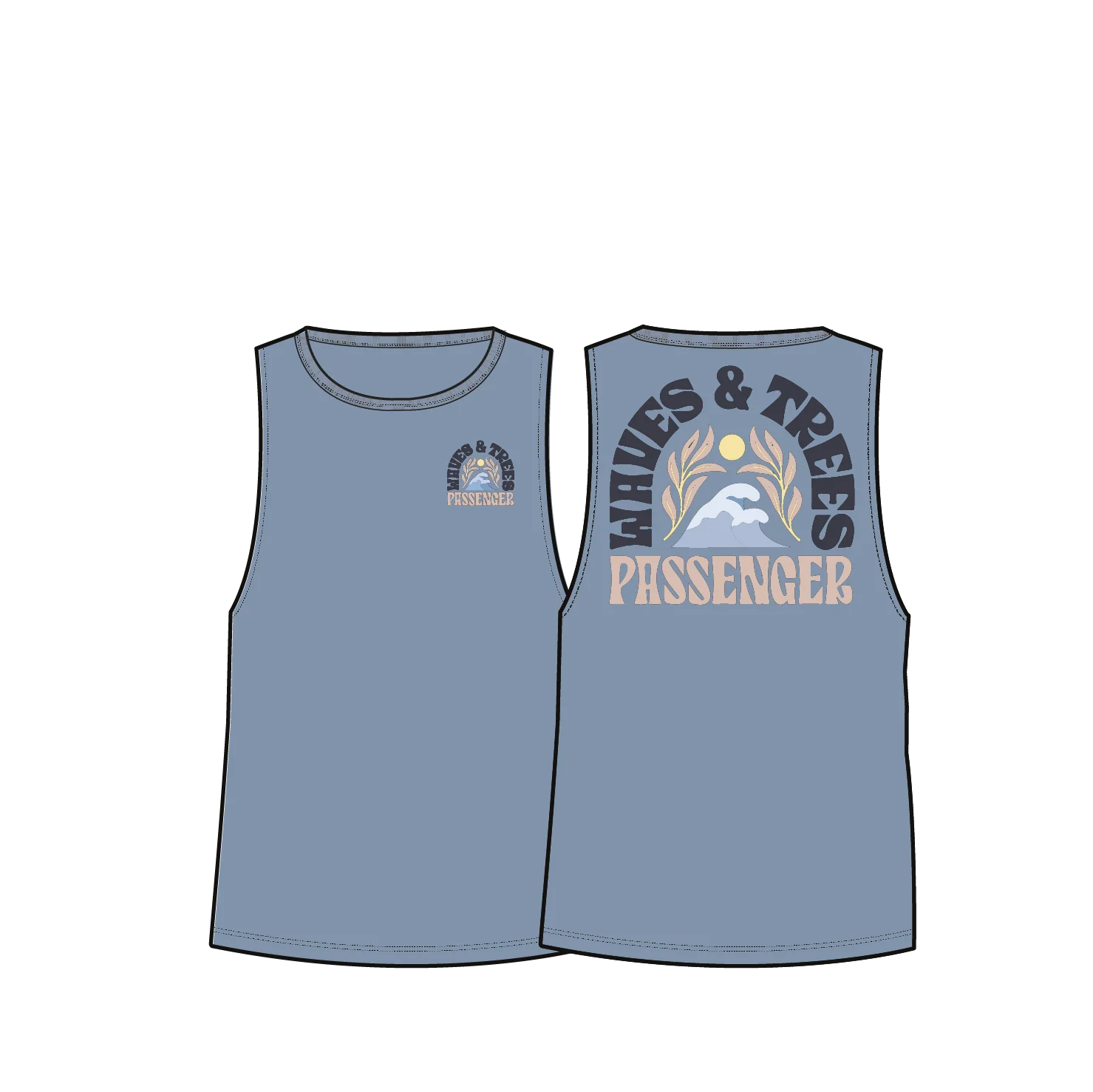 Dawning Vest - Faded Denim - Image 10