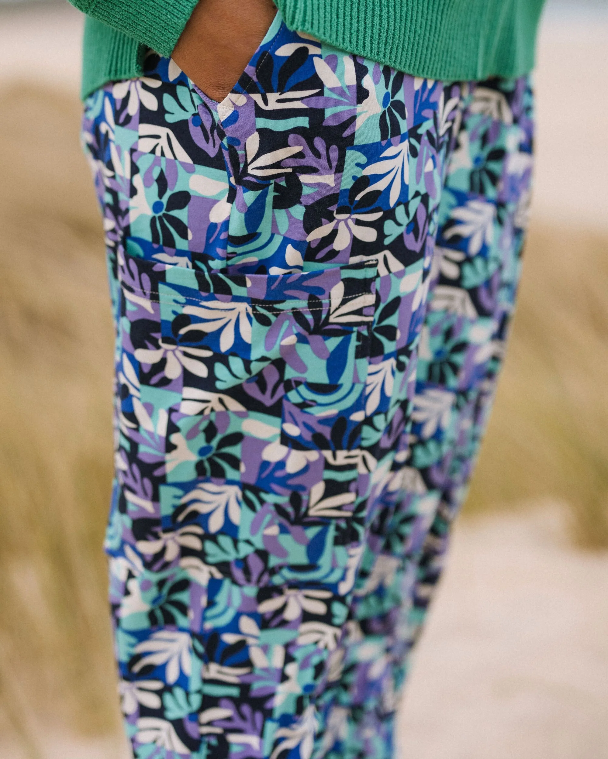 Day Dream Trouser - Mountain Foliage Purple - Image 5