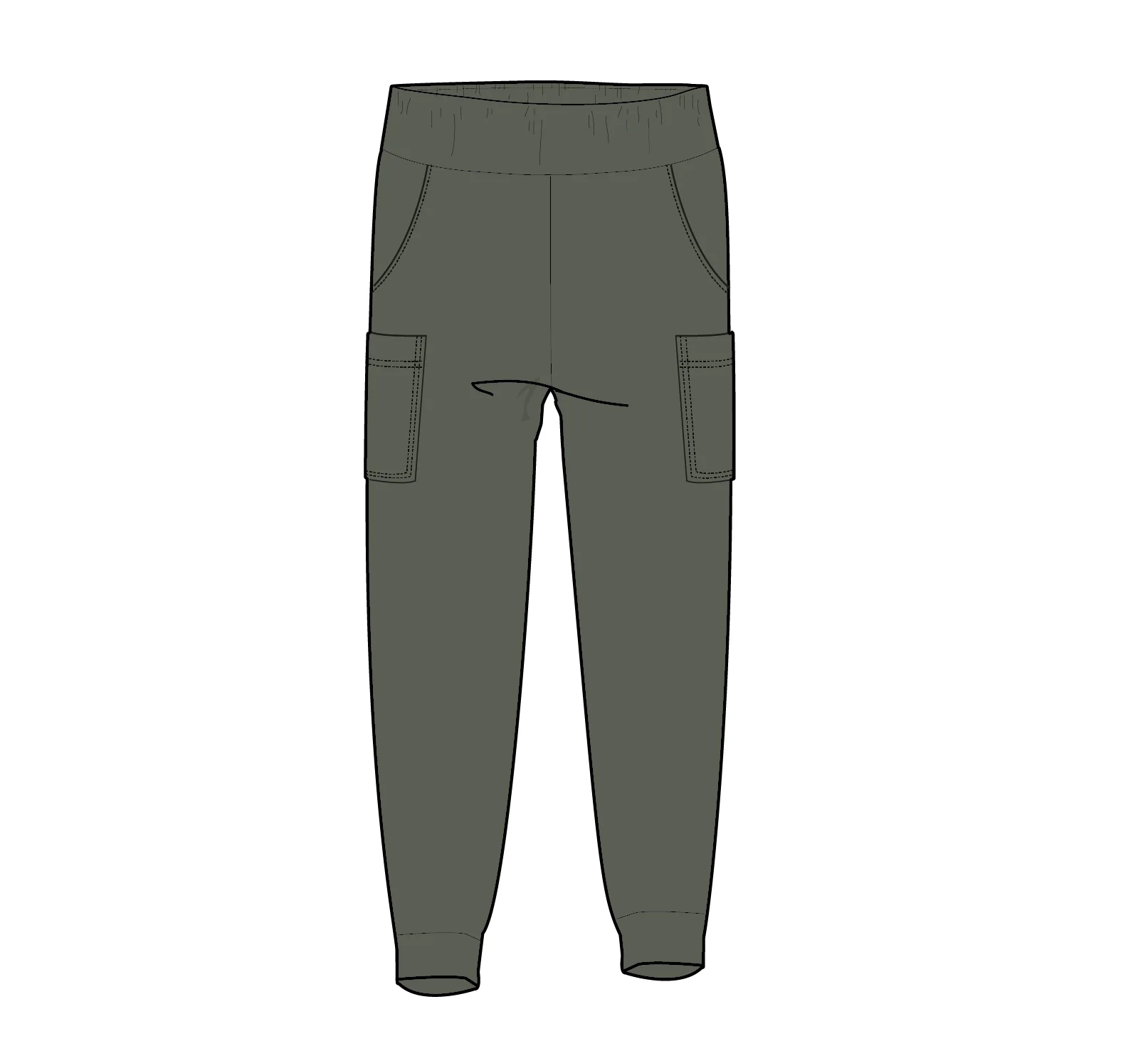 Day Dream Trouser - Dusty Olive - Image 6