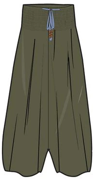 Daylily Loose Trouser - Khaki - Image 9