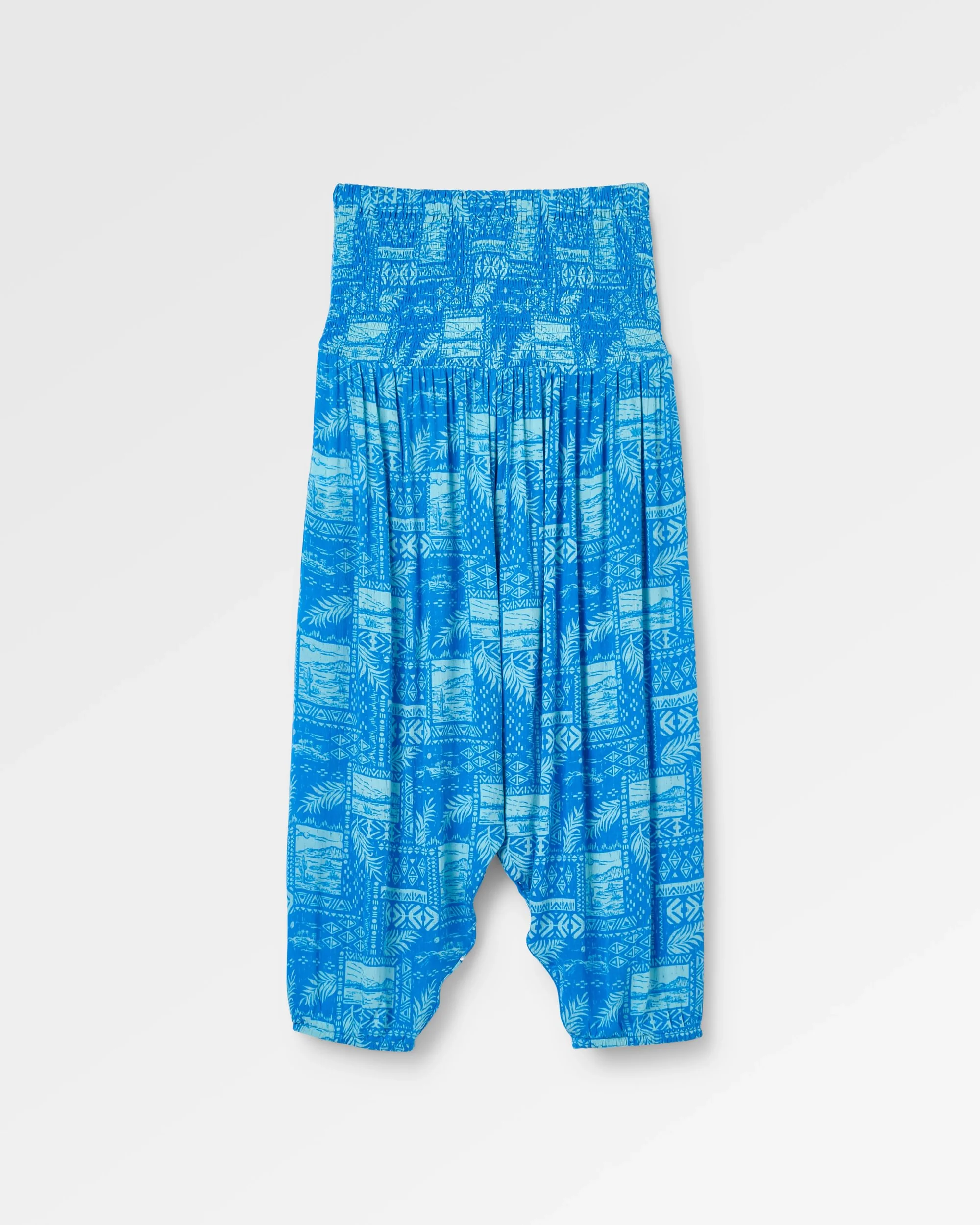 Daylily Loose Trouser - Patchwork Marine Blue - Image 2