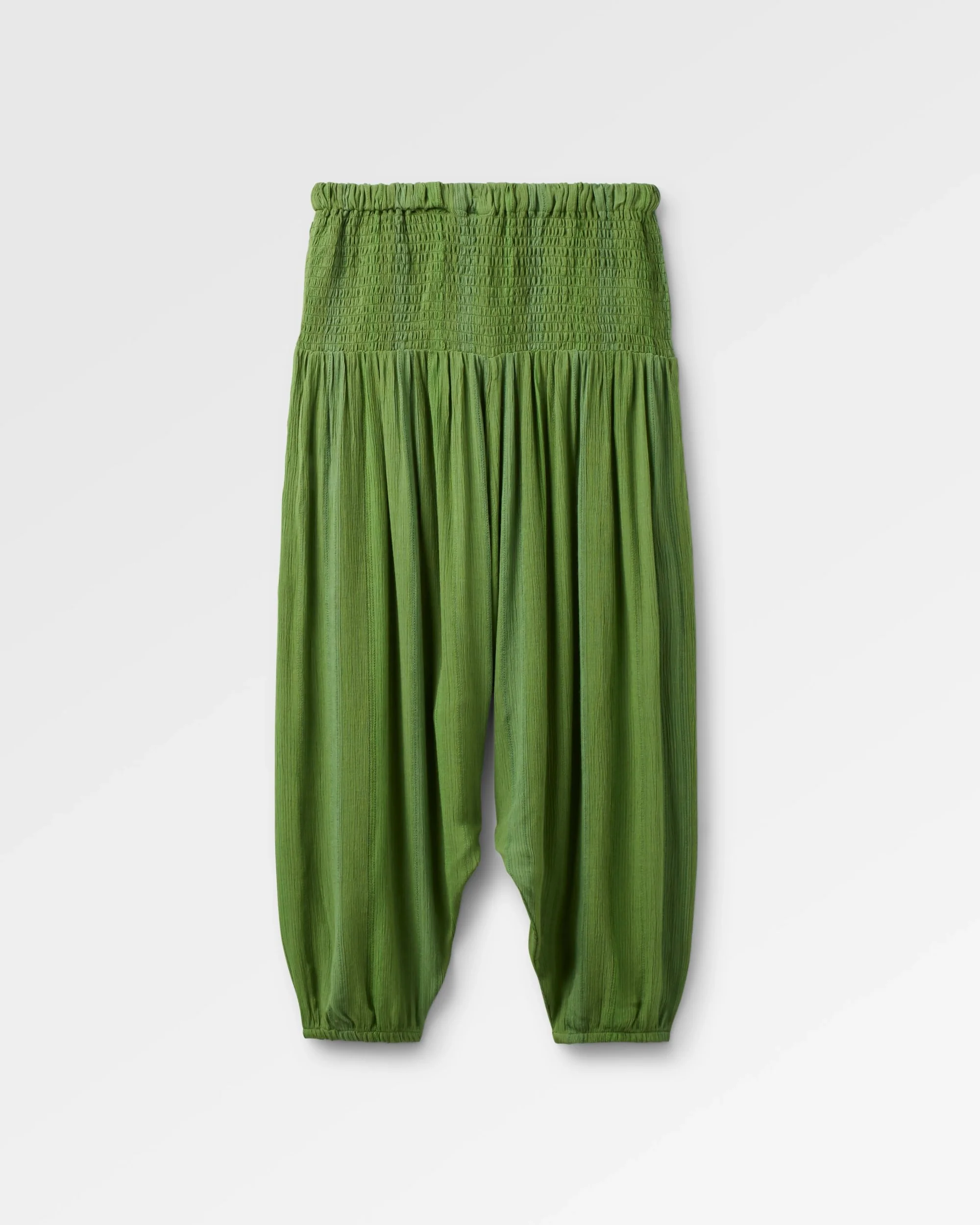 Daylily Loose Trouser - Stem Green Stripe - Image 6