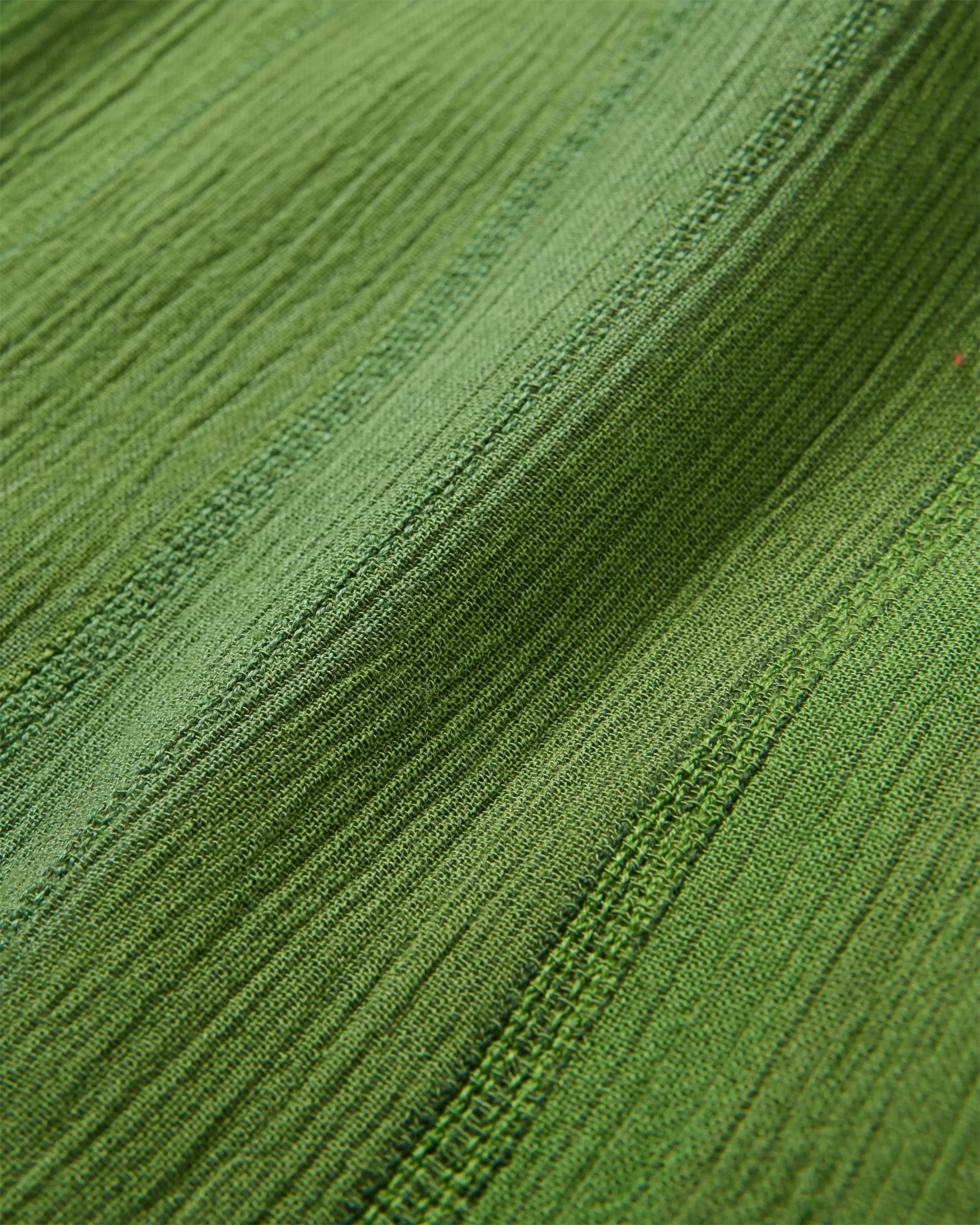 Daylily Loose Trouser - Stem Green Stripe - Image 7