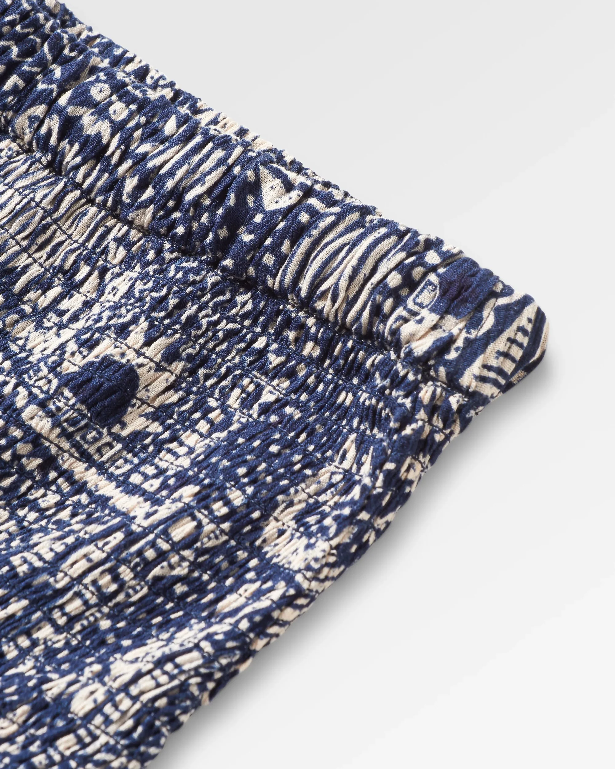Daylily Loose Trouser - Vintage Patchwork Navy - Image 8