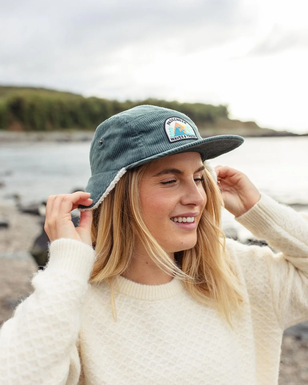 Twill Daytime Sherpa Lined Hat - Deep Ocean - Image 14