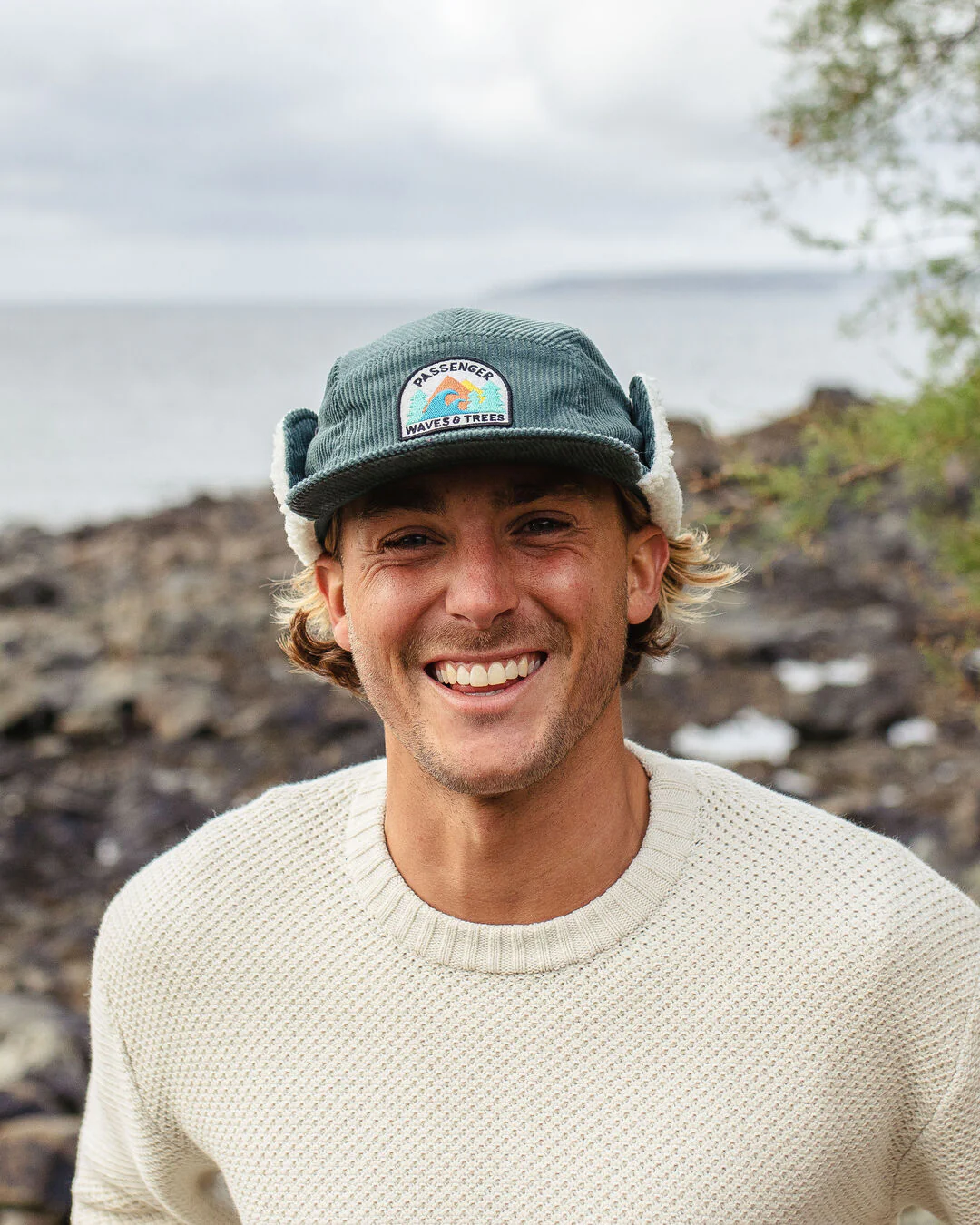Twill Daytime Sherpa Lined Hat - Deep Ocean - Image 2