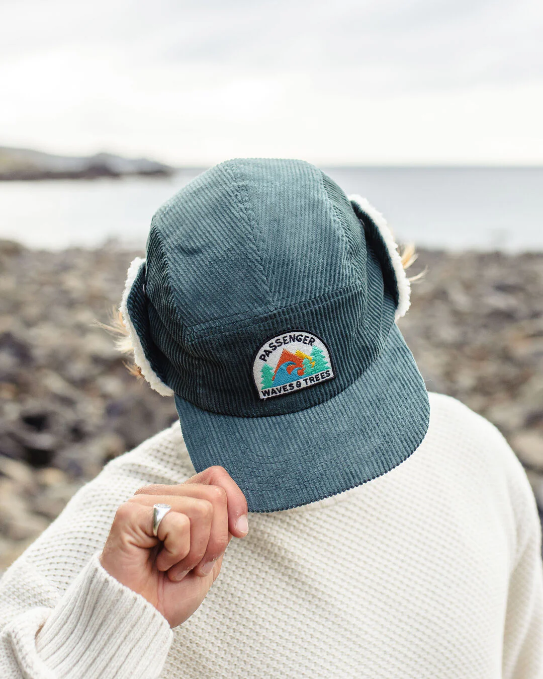 Twill Daytime Sherpa Lined Hat - Deep Ocean - Image 7