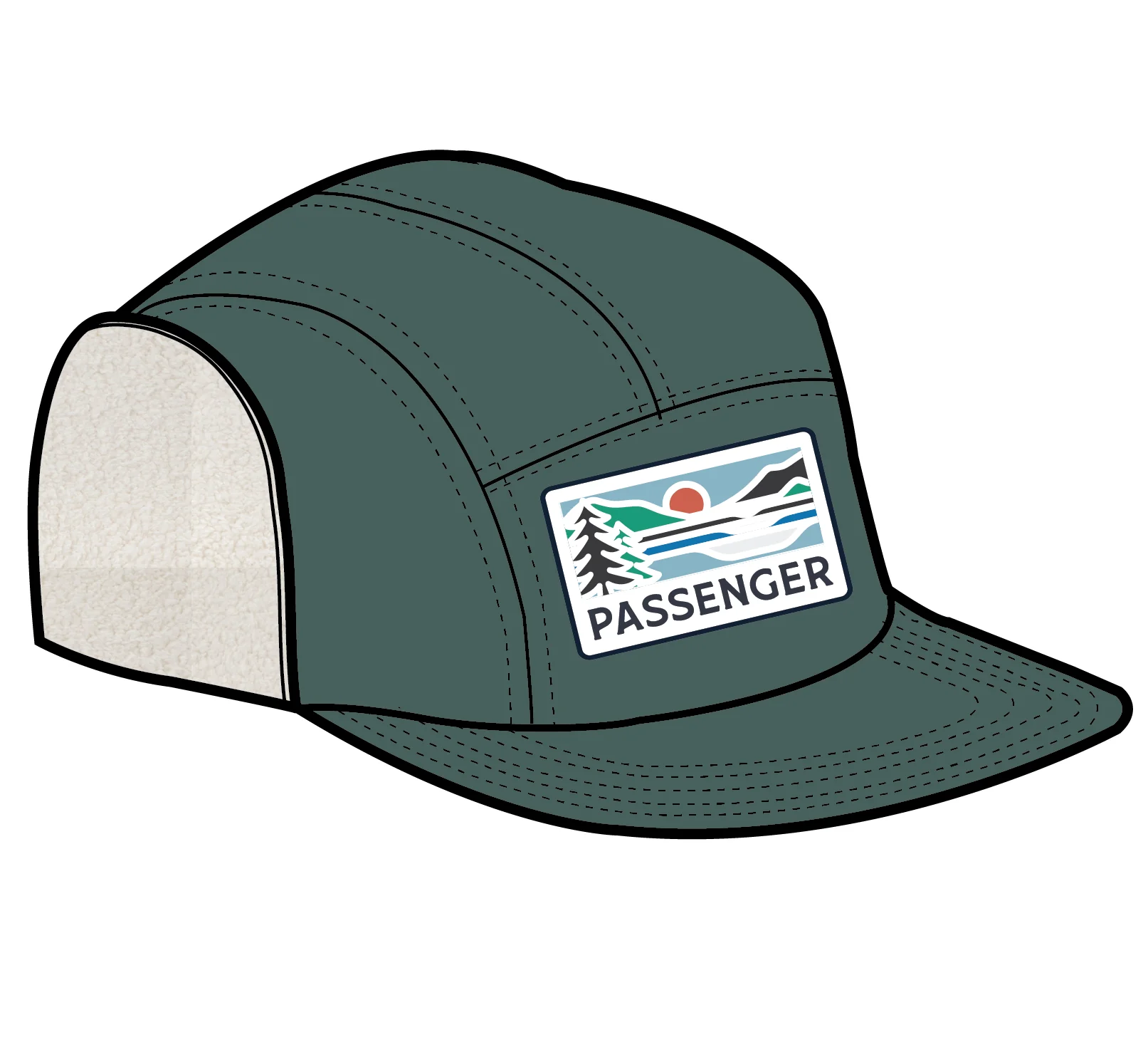 Daytime Sherpa Lined Hat - Deep Ocean - Image 5