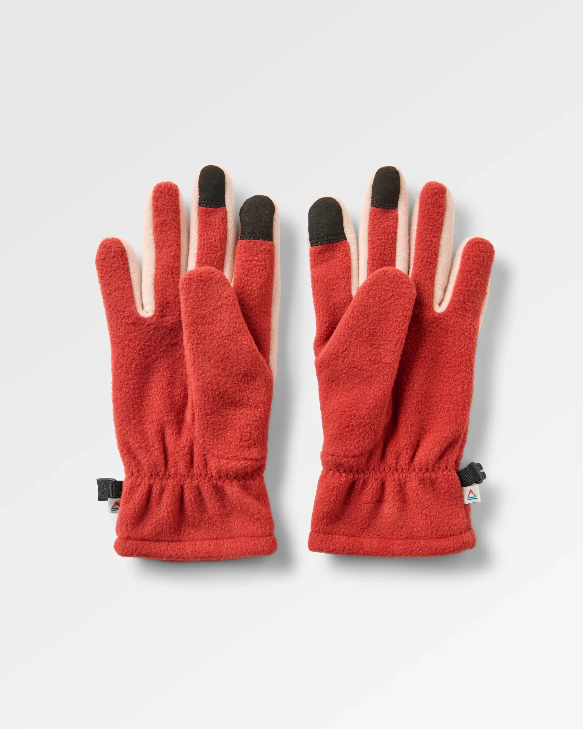 Daytrip Polar Fleece Gloves - Red Ochre/Blush - Image 2